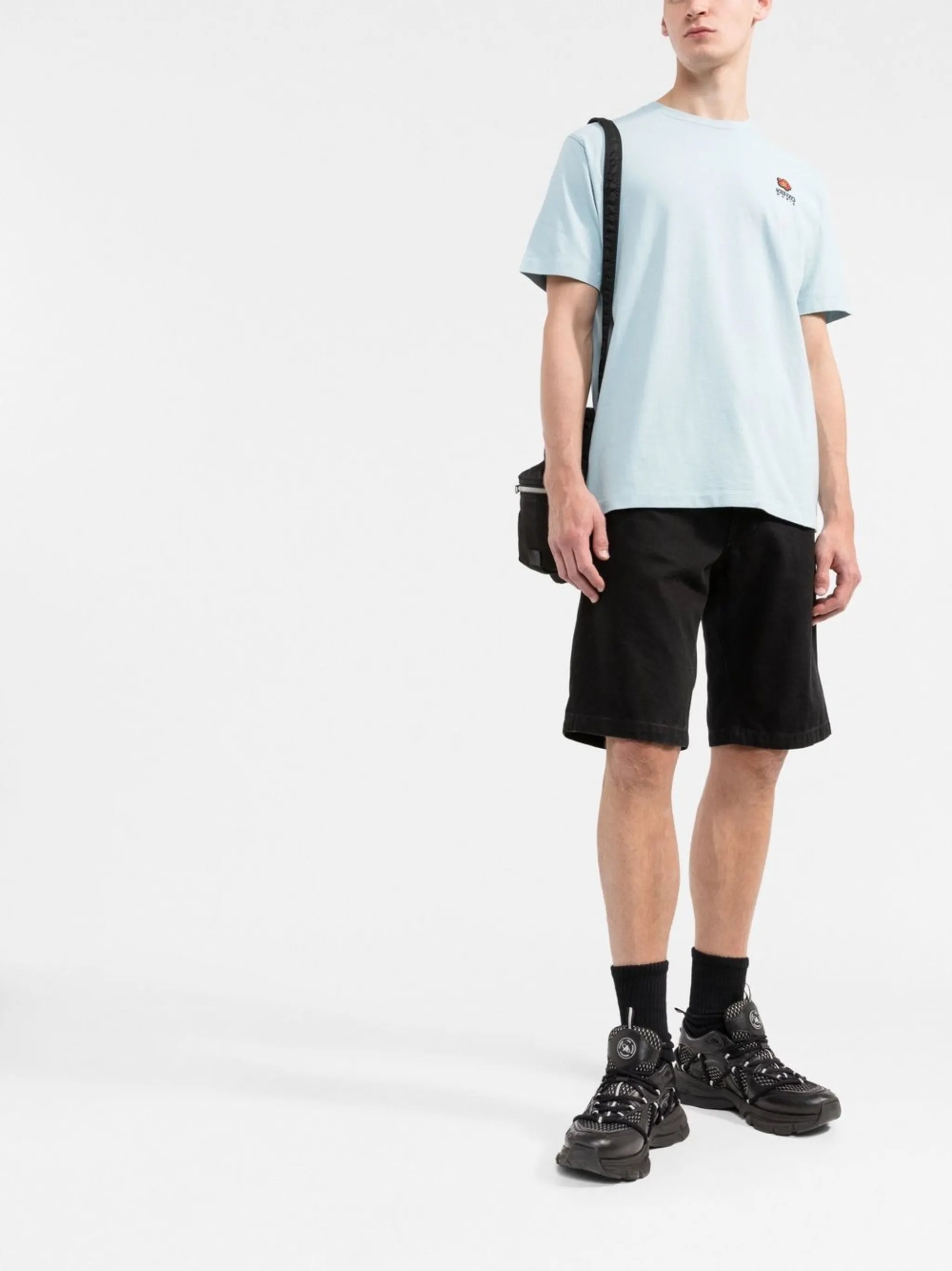Boke Flower patch round-neck T-shirt