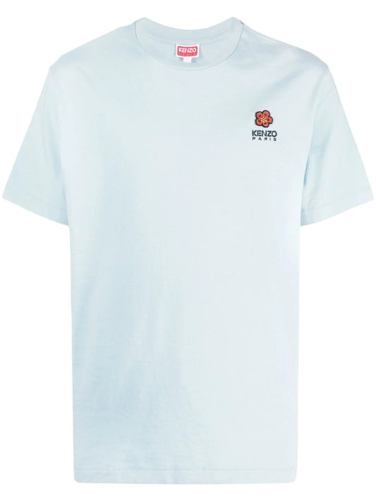 Boke Flower patch round-neck T-shirt