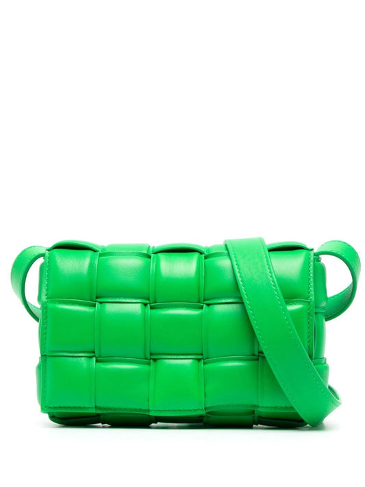 Cassette leather crossbody bag