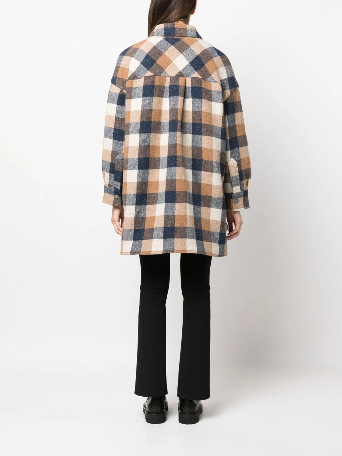 Margot check pattern shirt