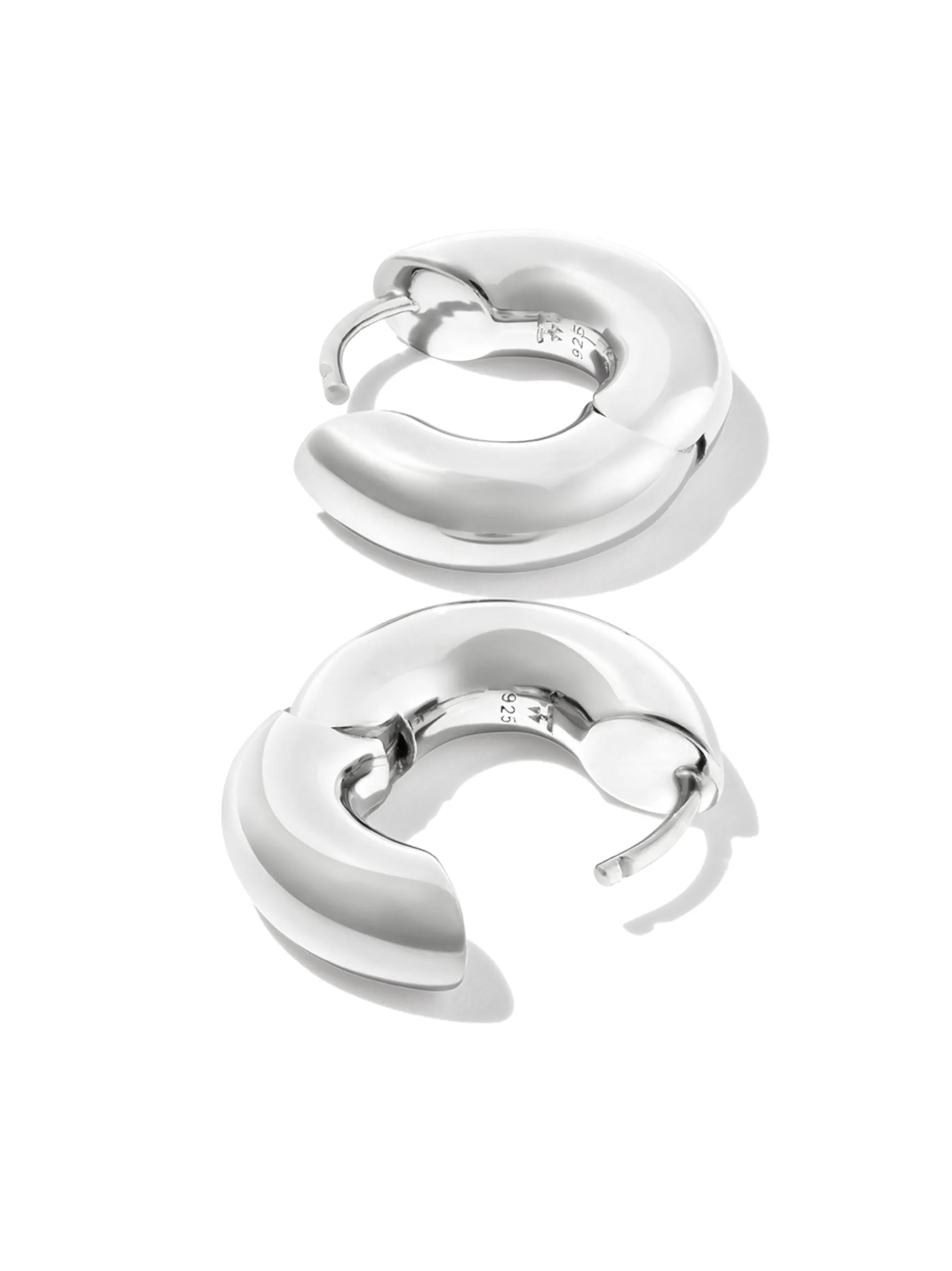 small Chunky hoop earrings