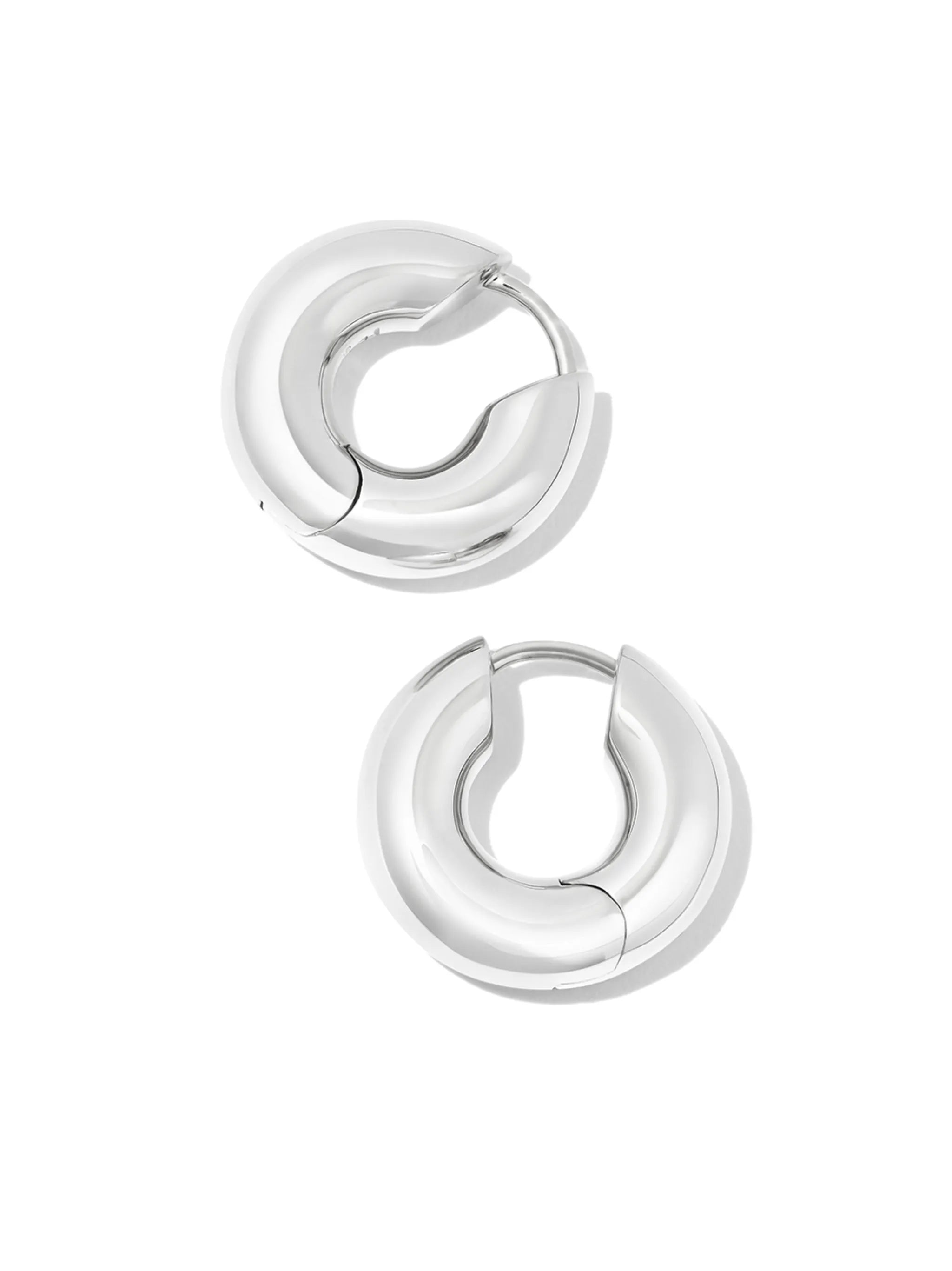 small Chunky hoop earrings