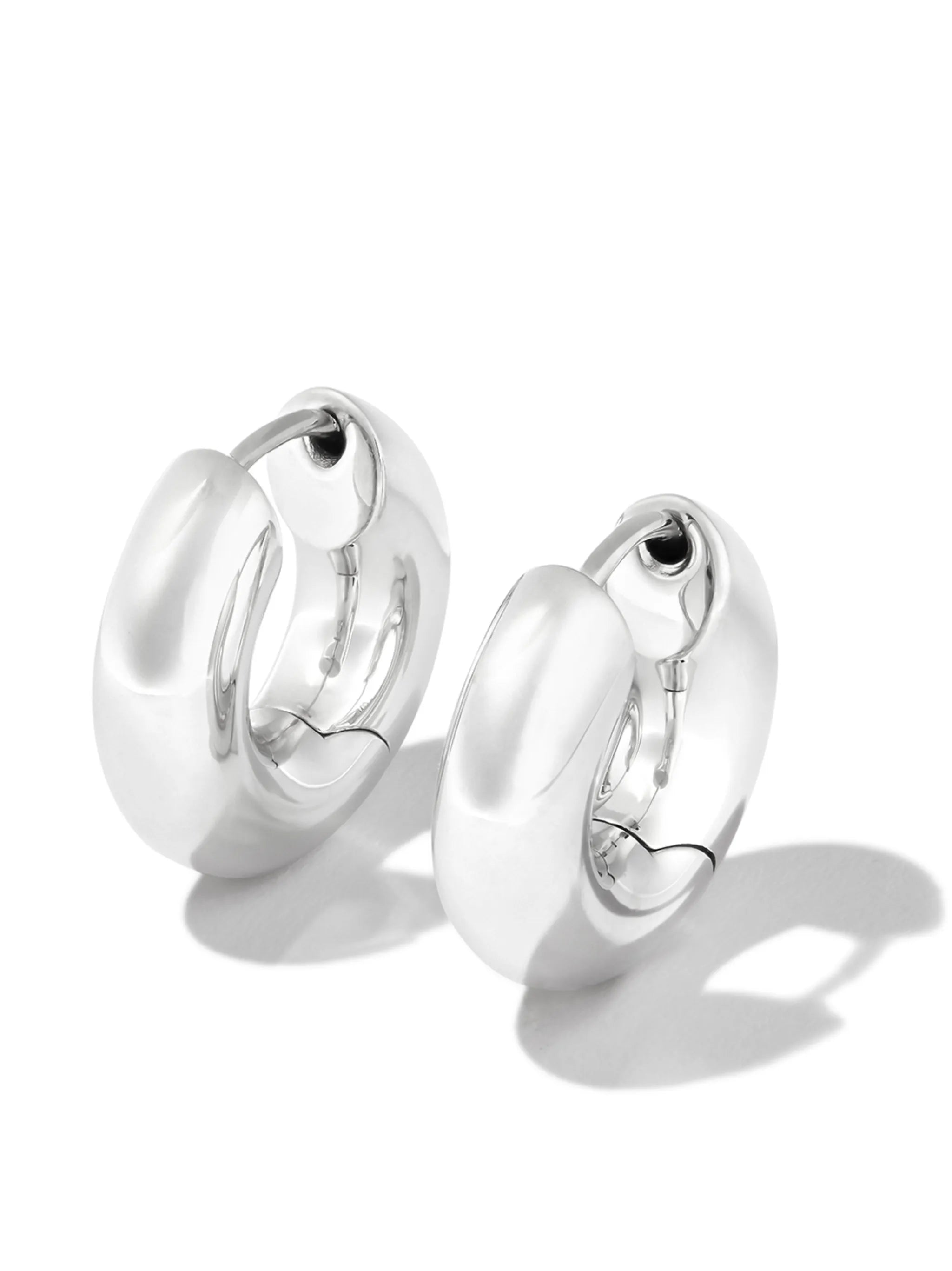 small Chunky hoop earrings