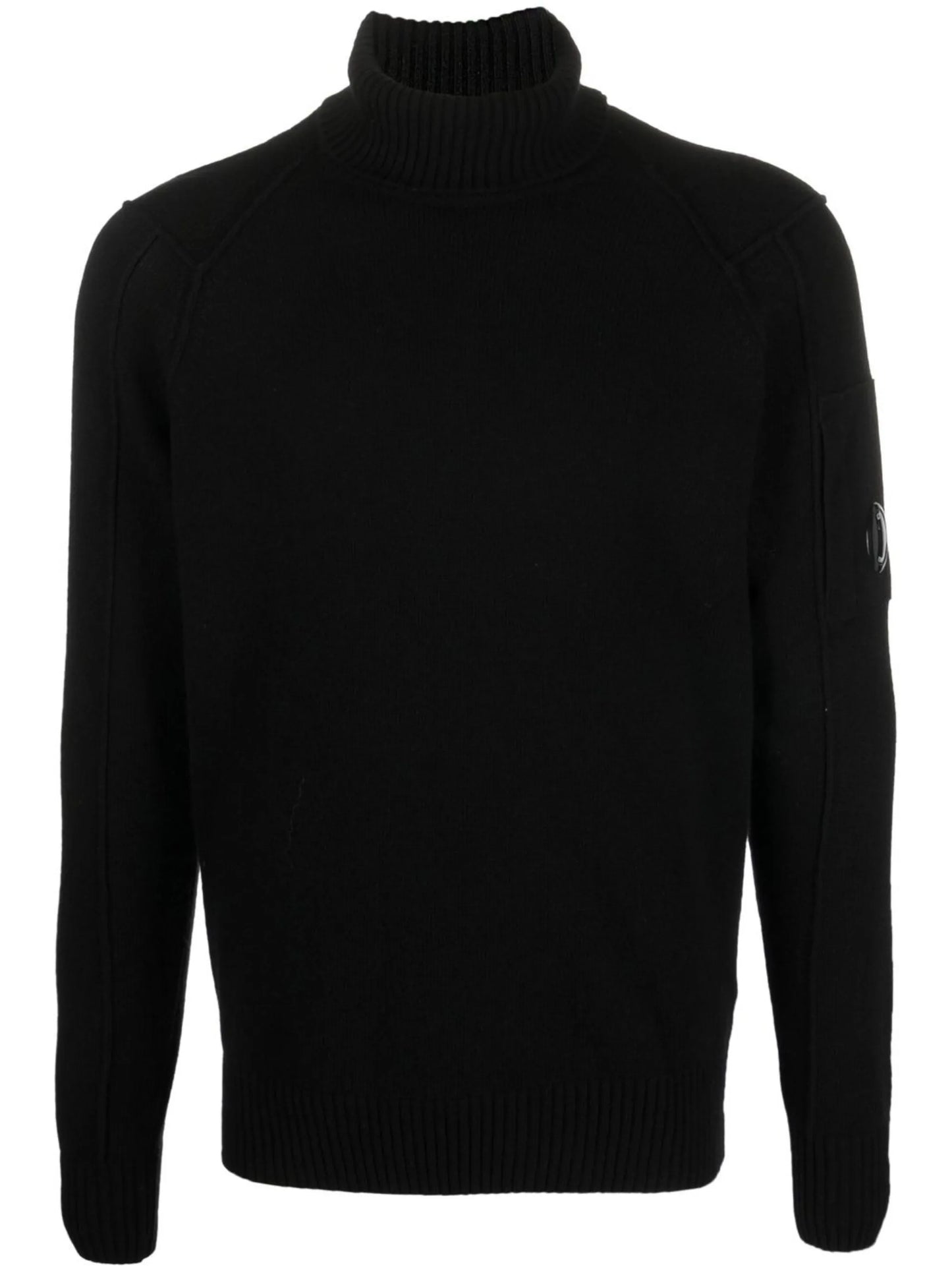 roll neck knitted sweater