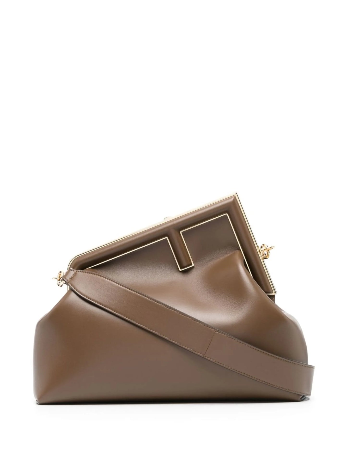 First leather shoulder bag