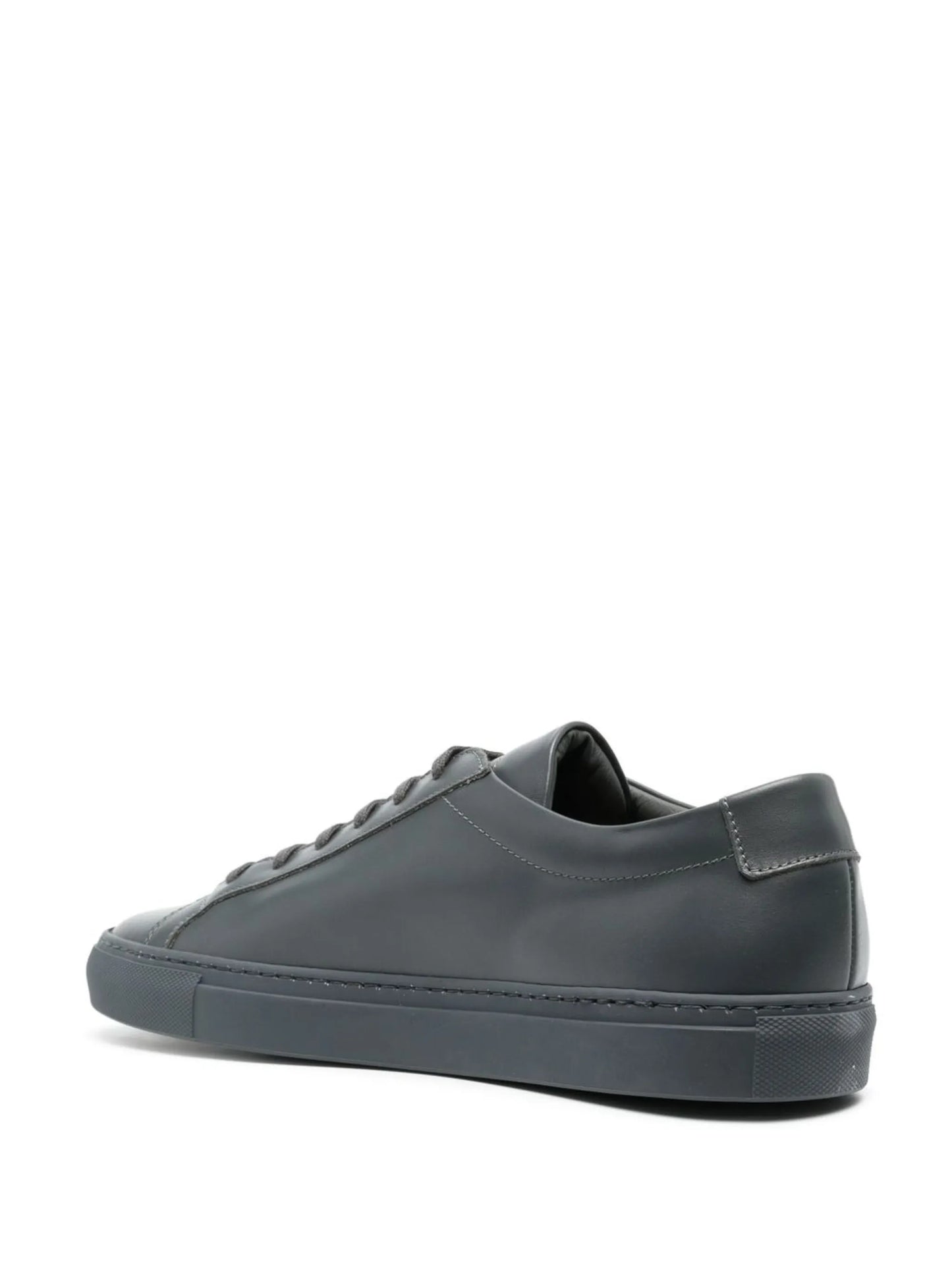 leather low-top sneakers