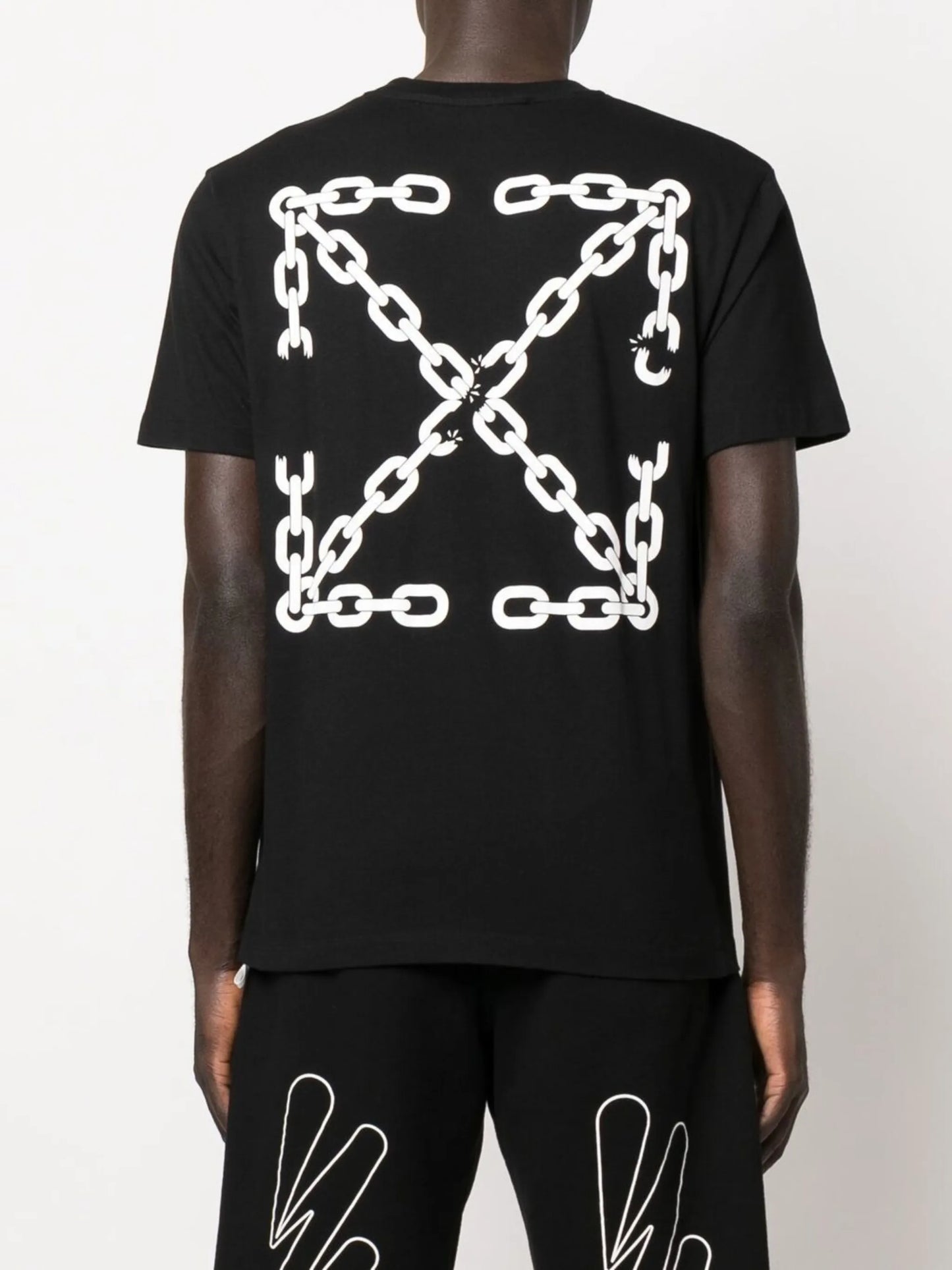 Chain Arrows-print T-shirt