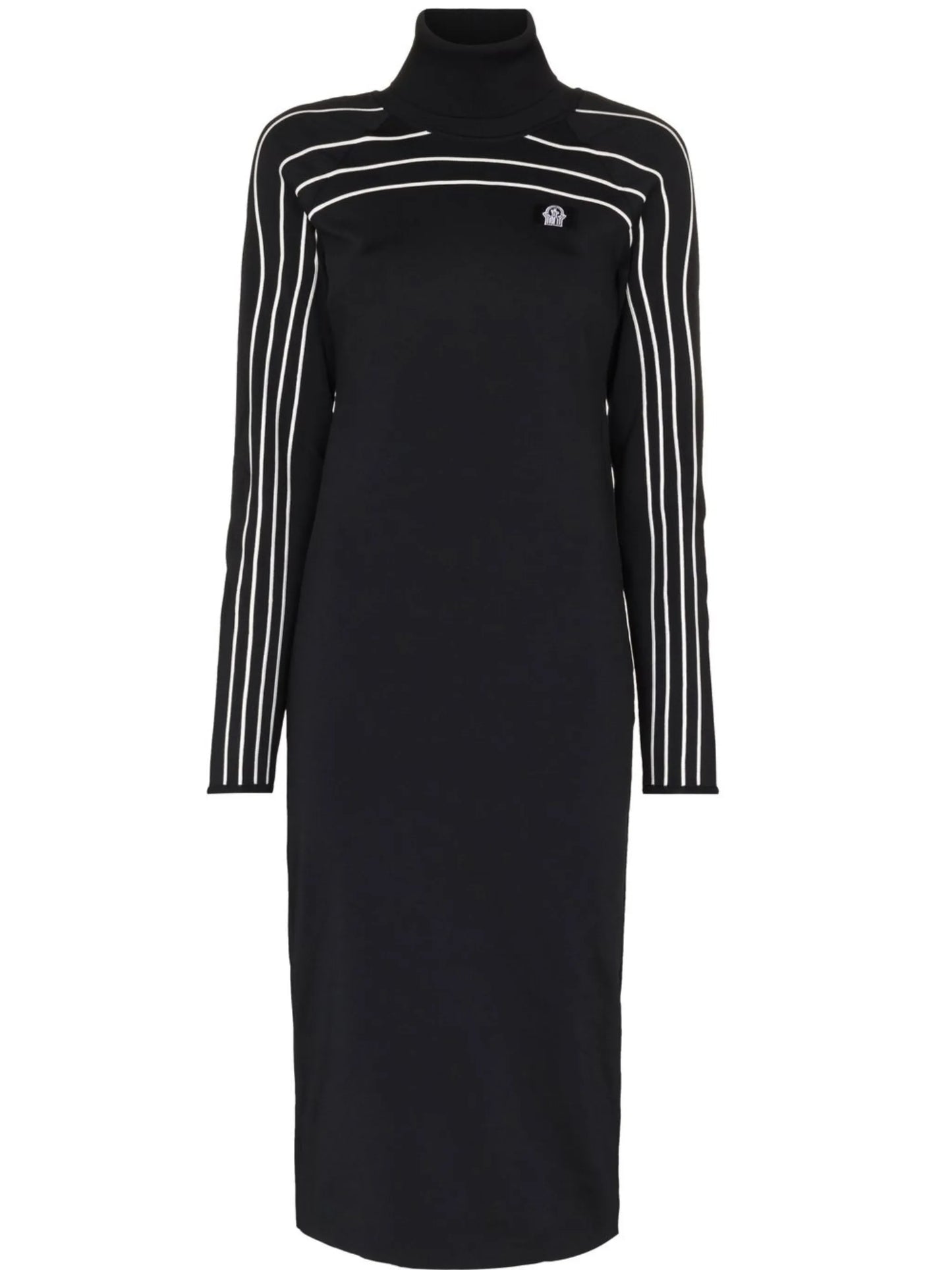 x Gentle Monster contrast-piping midi dress