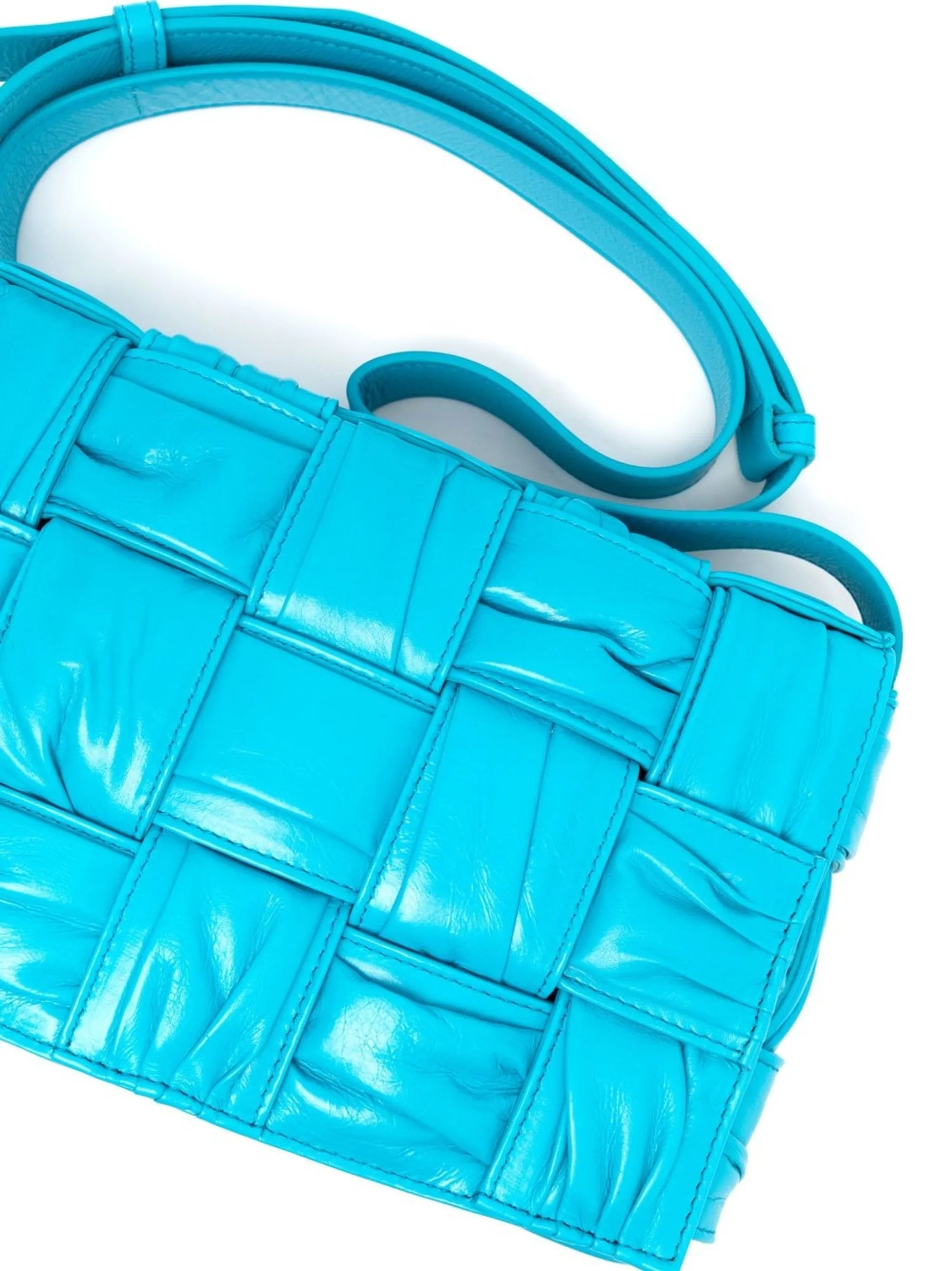 Cassette leather crossbody bag