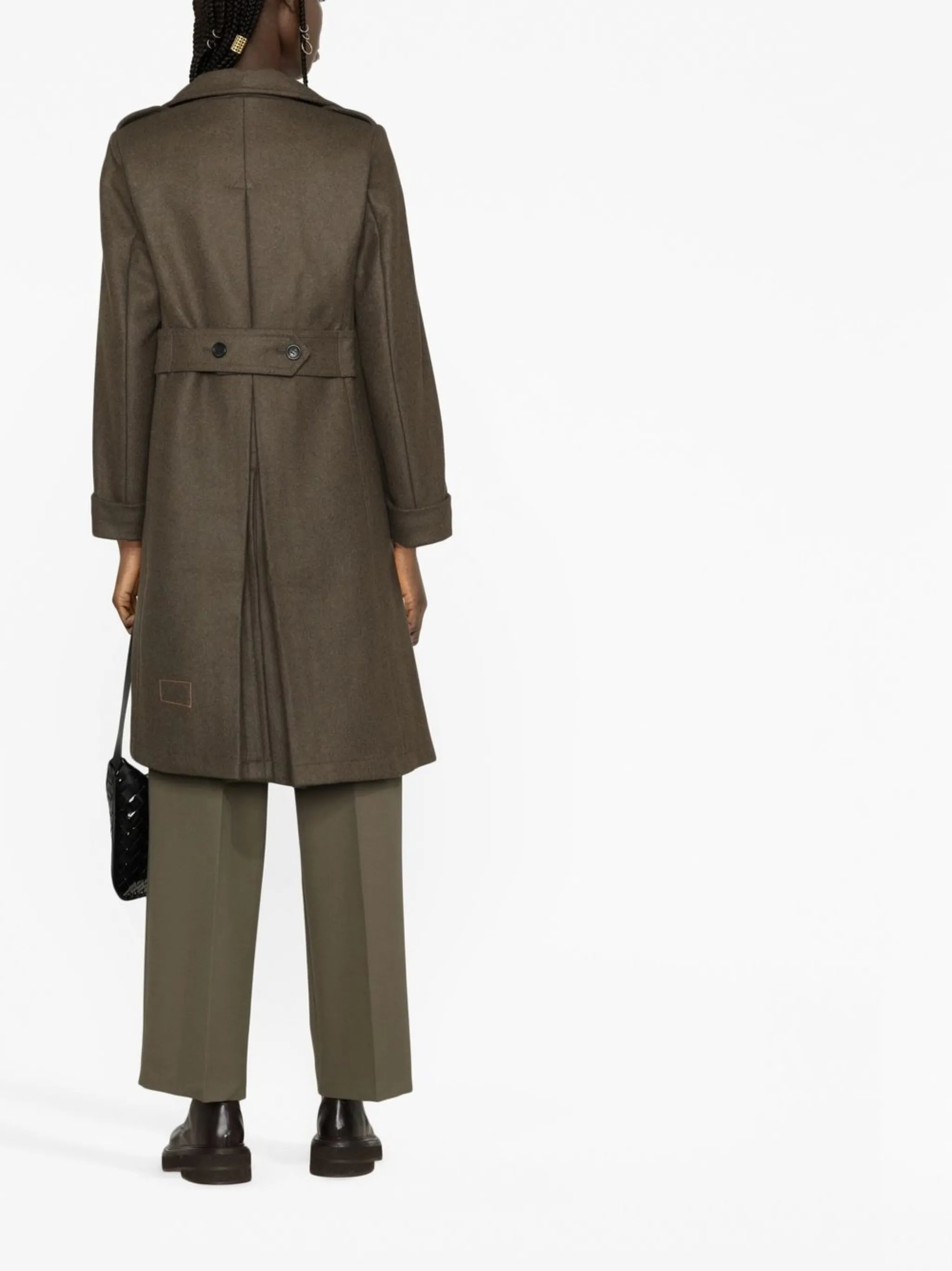 double-breasted coat