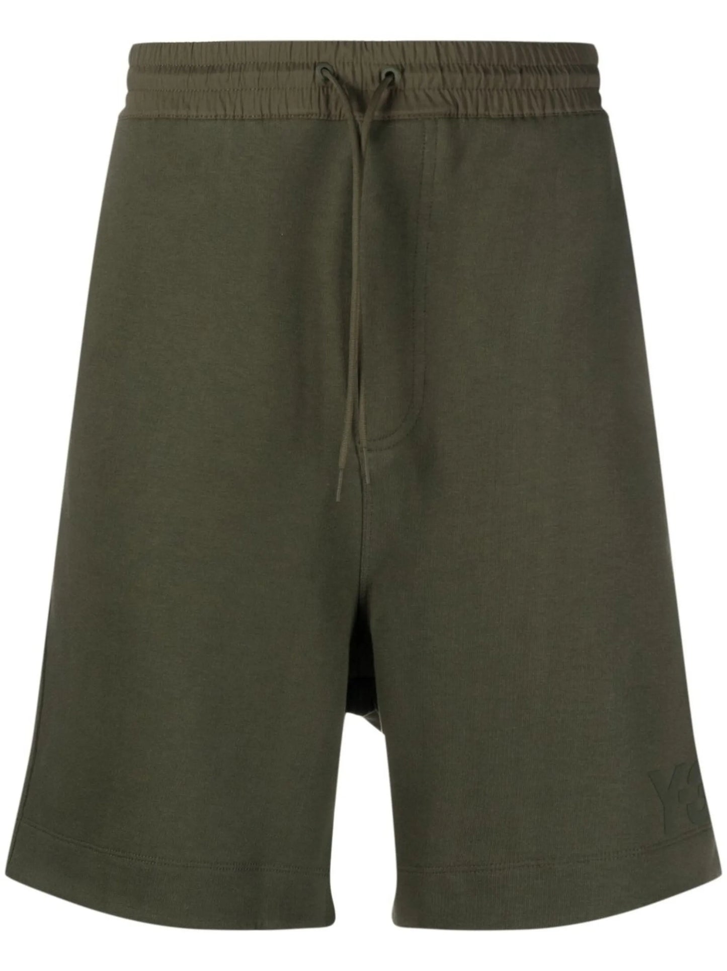 tonal logo-patch drawstring shorts