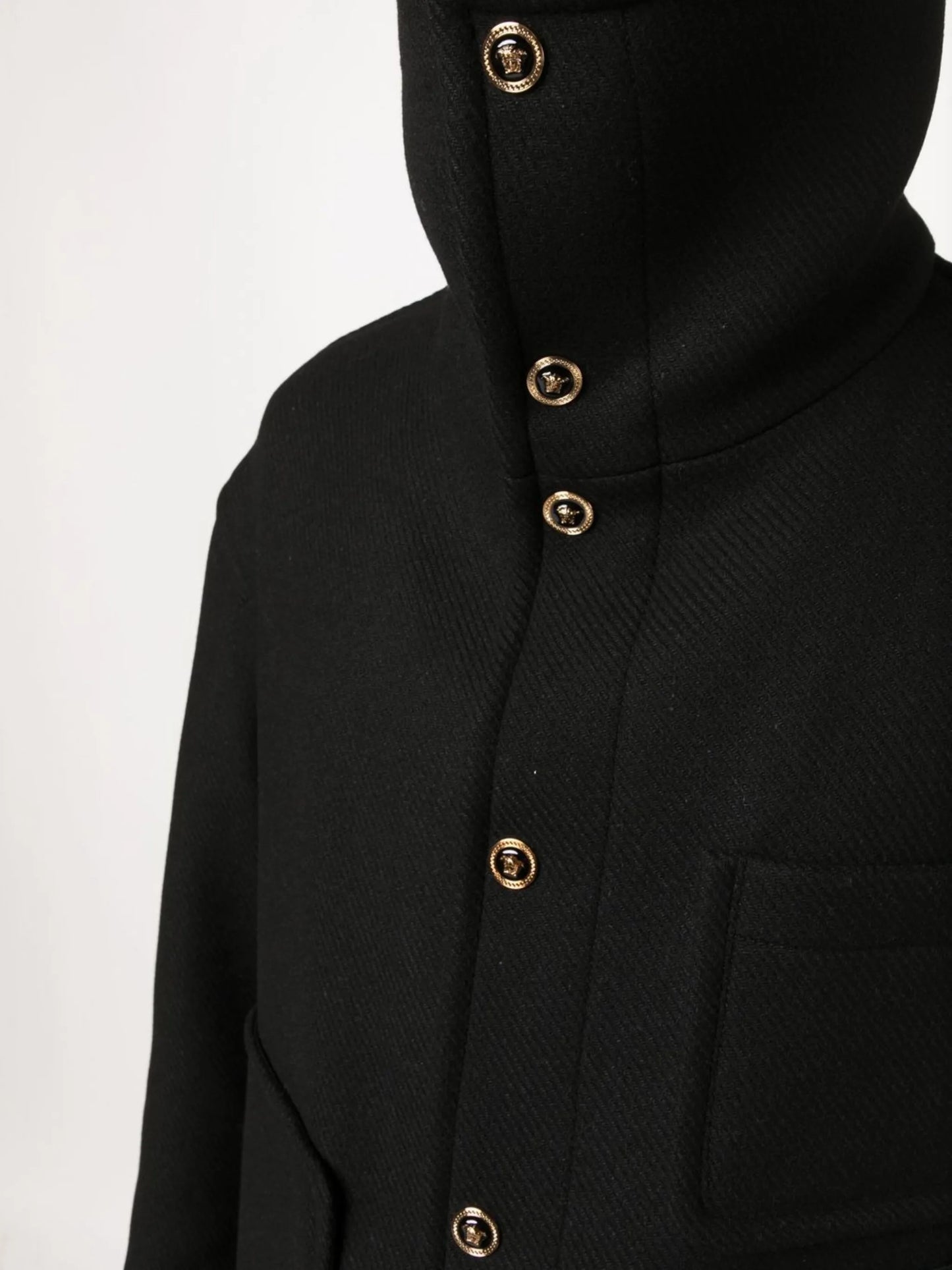single-breasted peacoat
