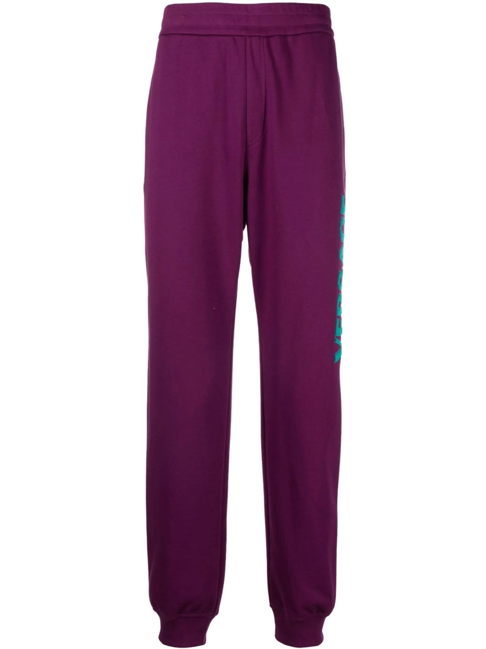logo patch track pants