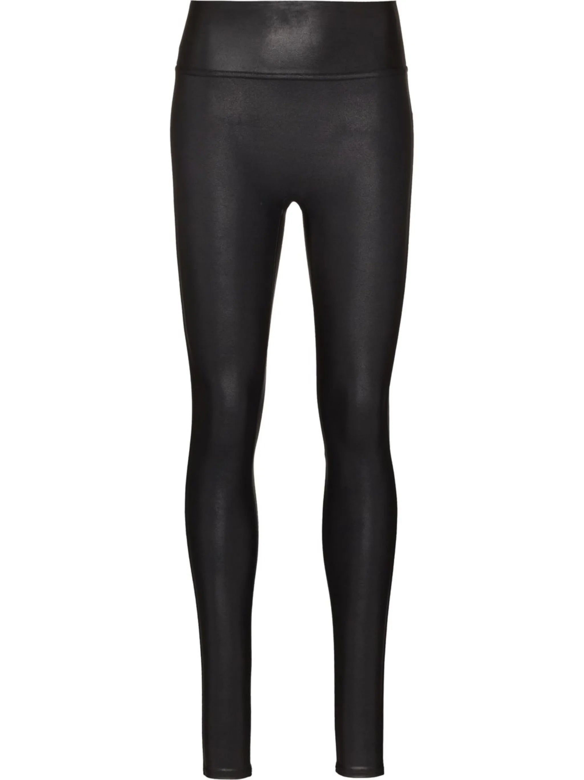 faux-leather leggings