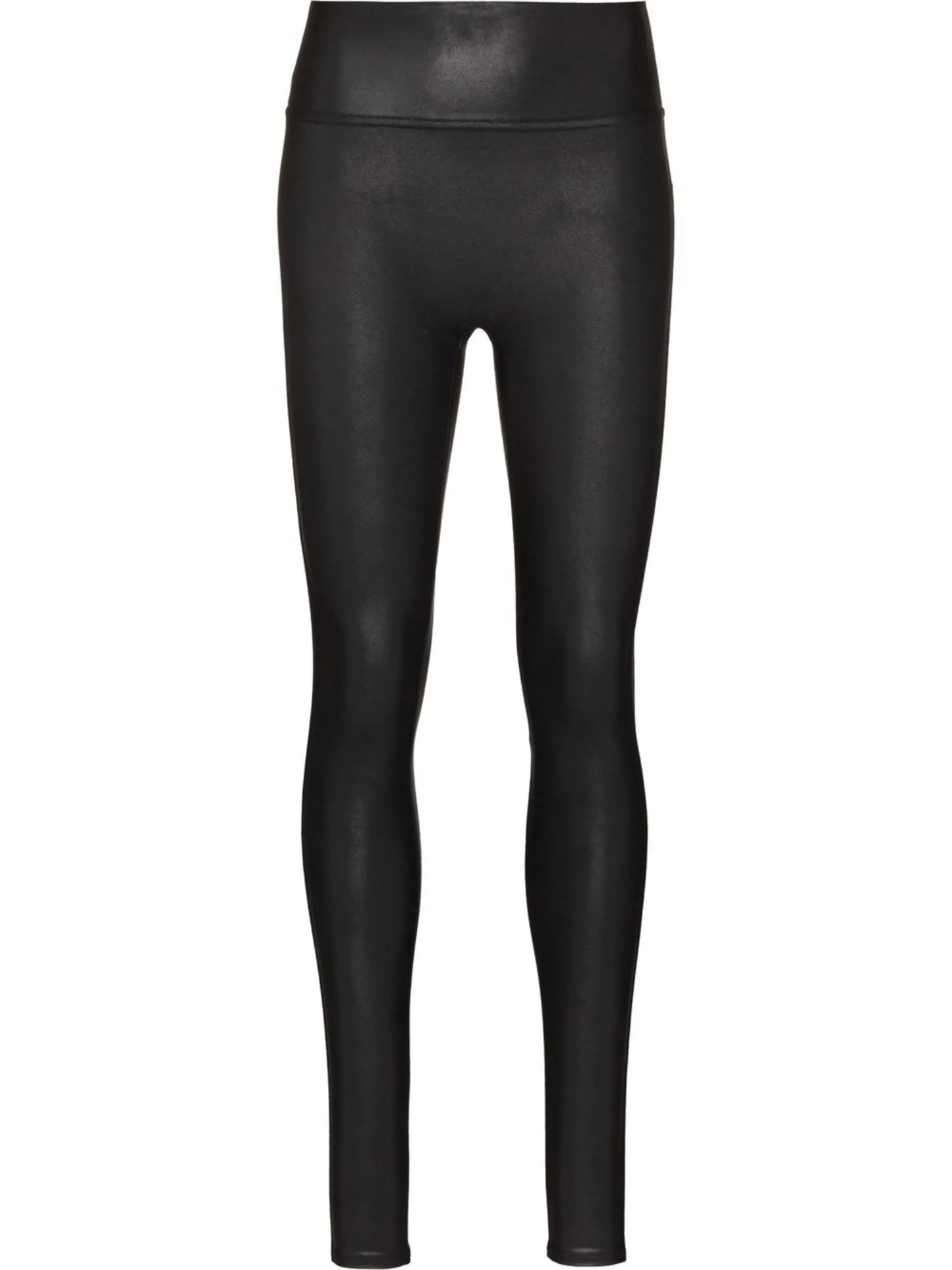 faux-leather leggings