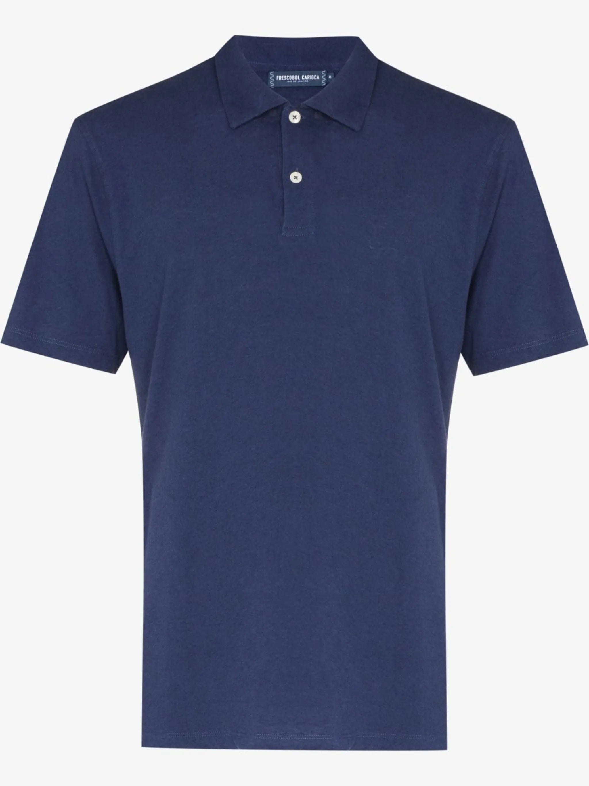 Constantino linen-blend polo shirt