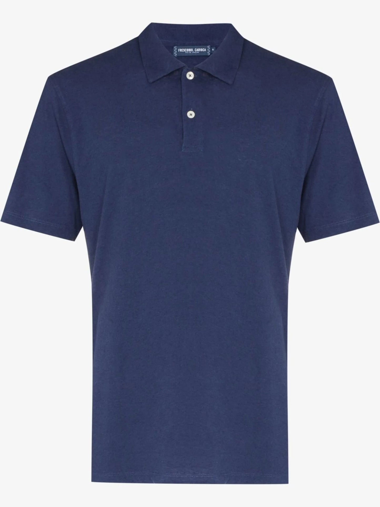 Constantino linen-blend polo shirt