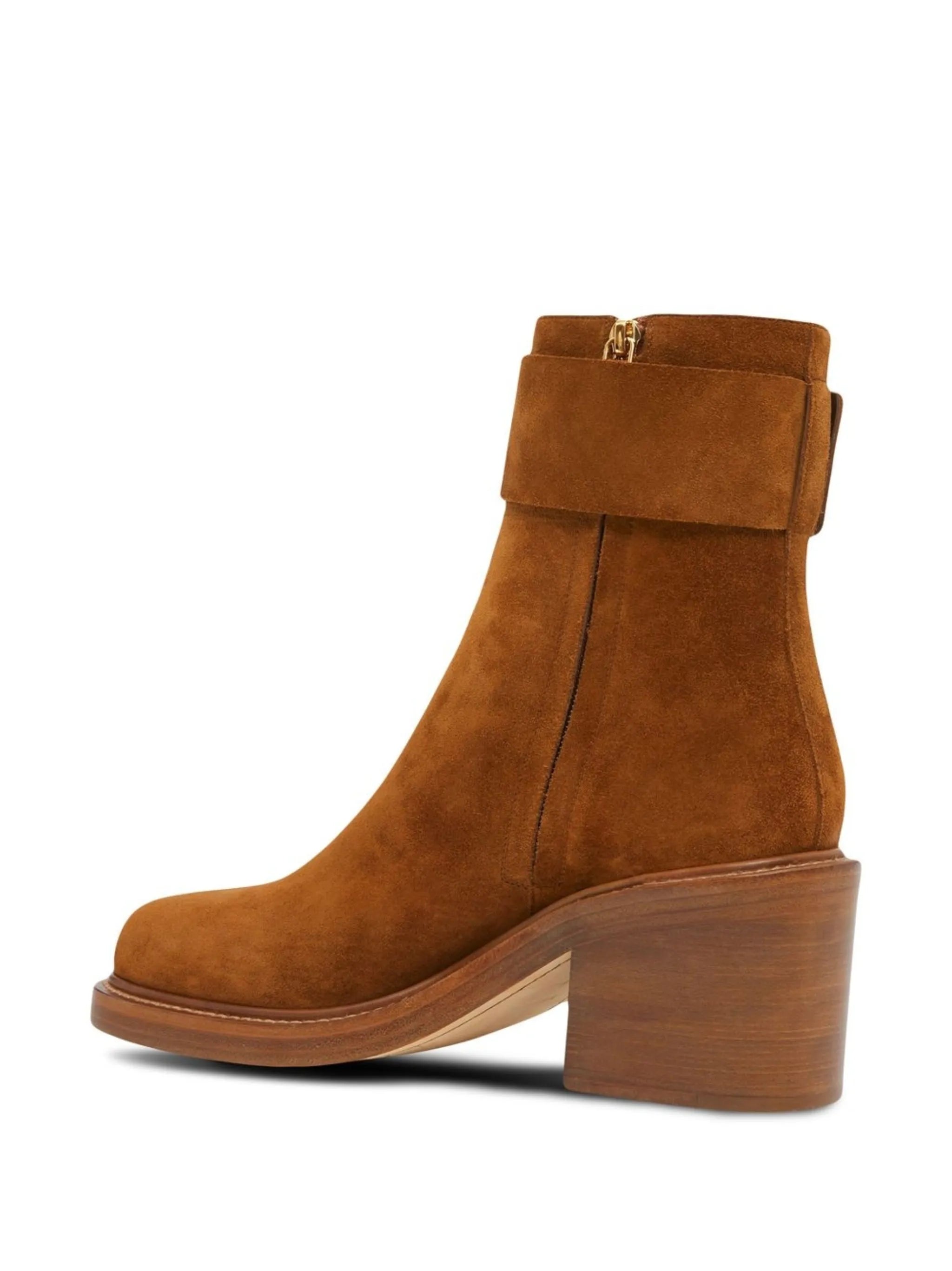 monogram-motif 65mm block-heel boots