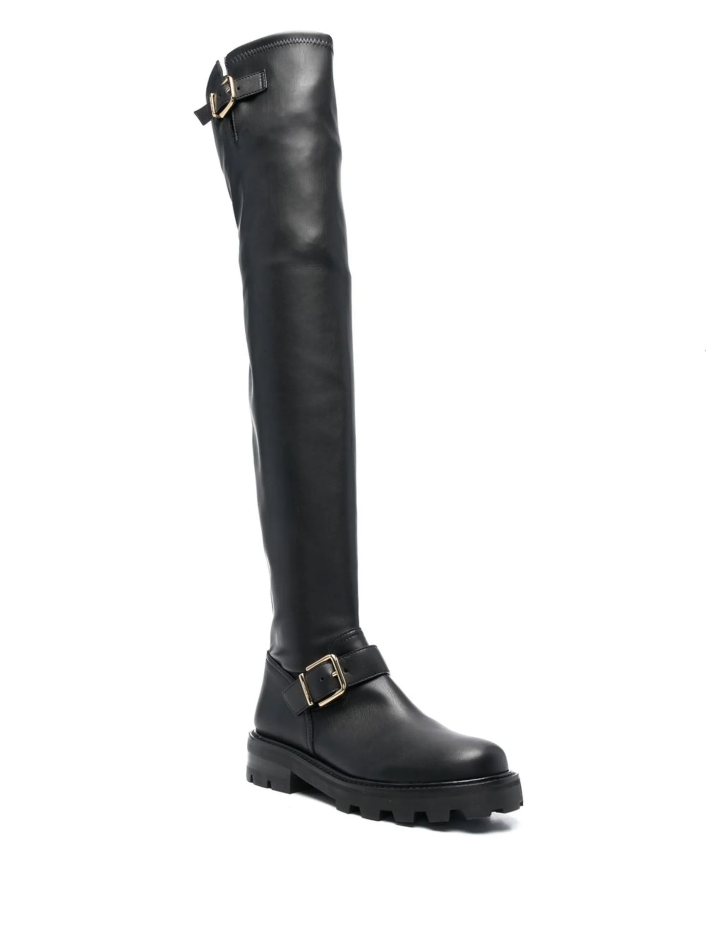 Biker ll knee-high boots