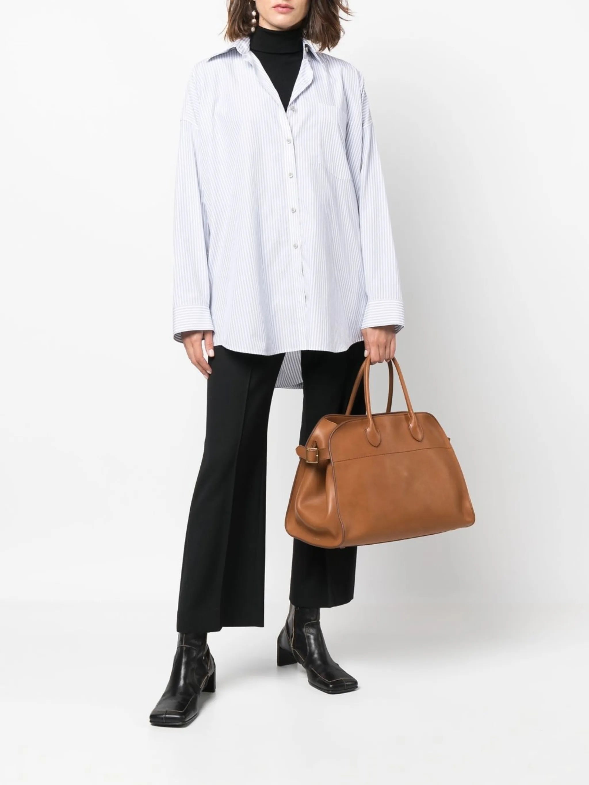 Cuir leather tote-bag