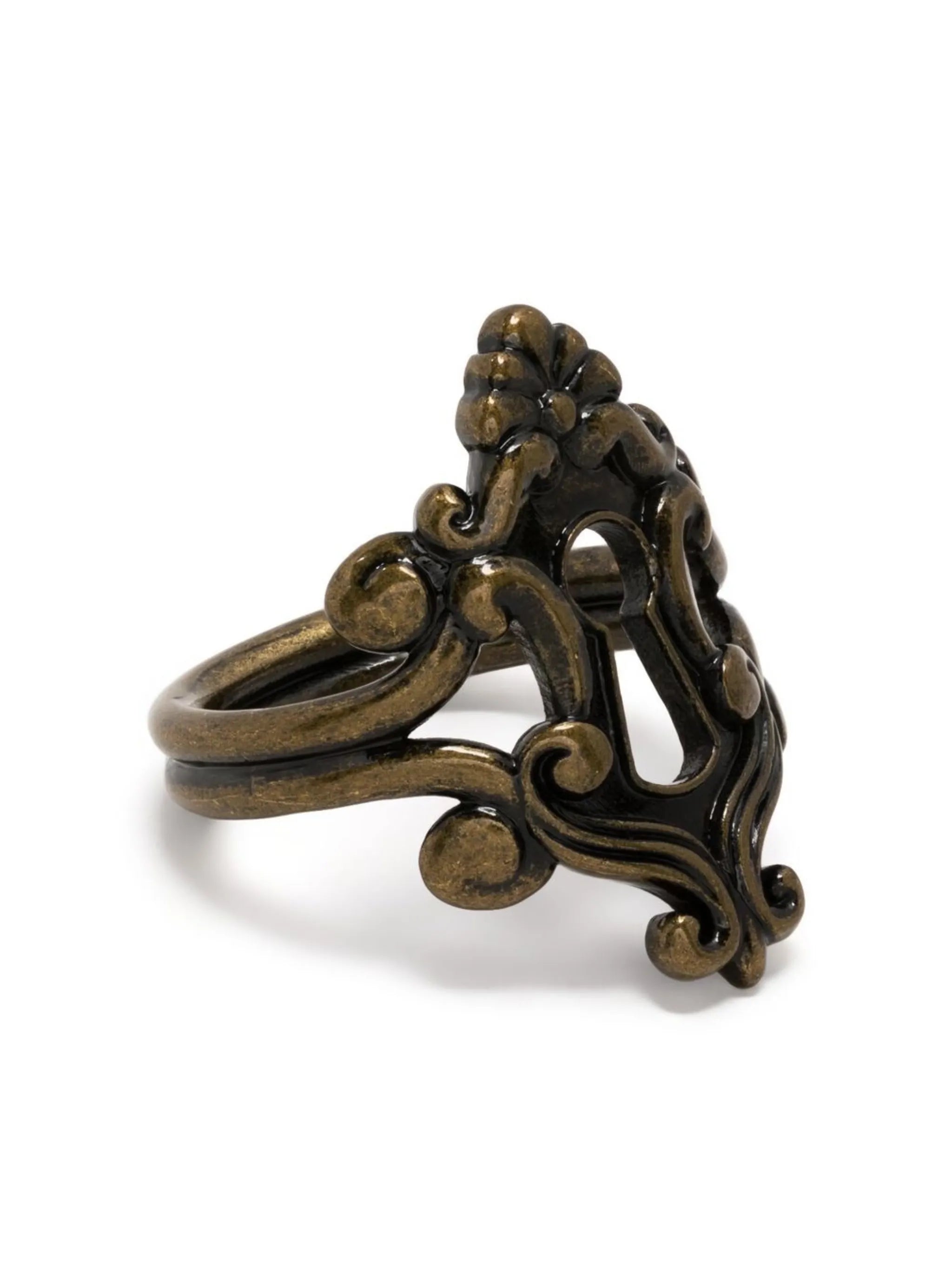 keyhole motif ring