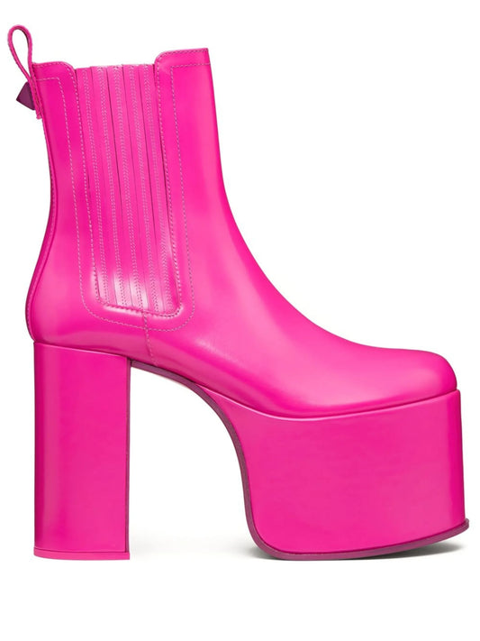 Club platform Chelsea boots