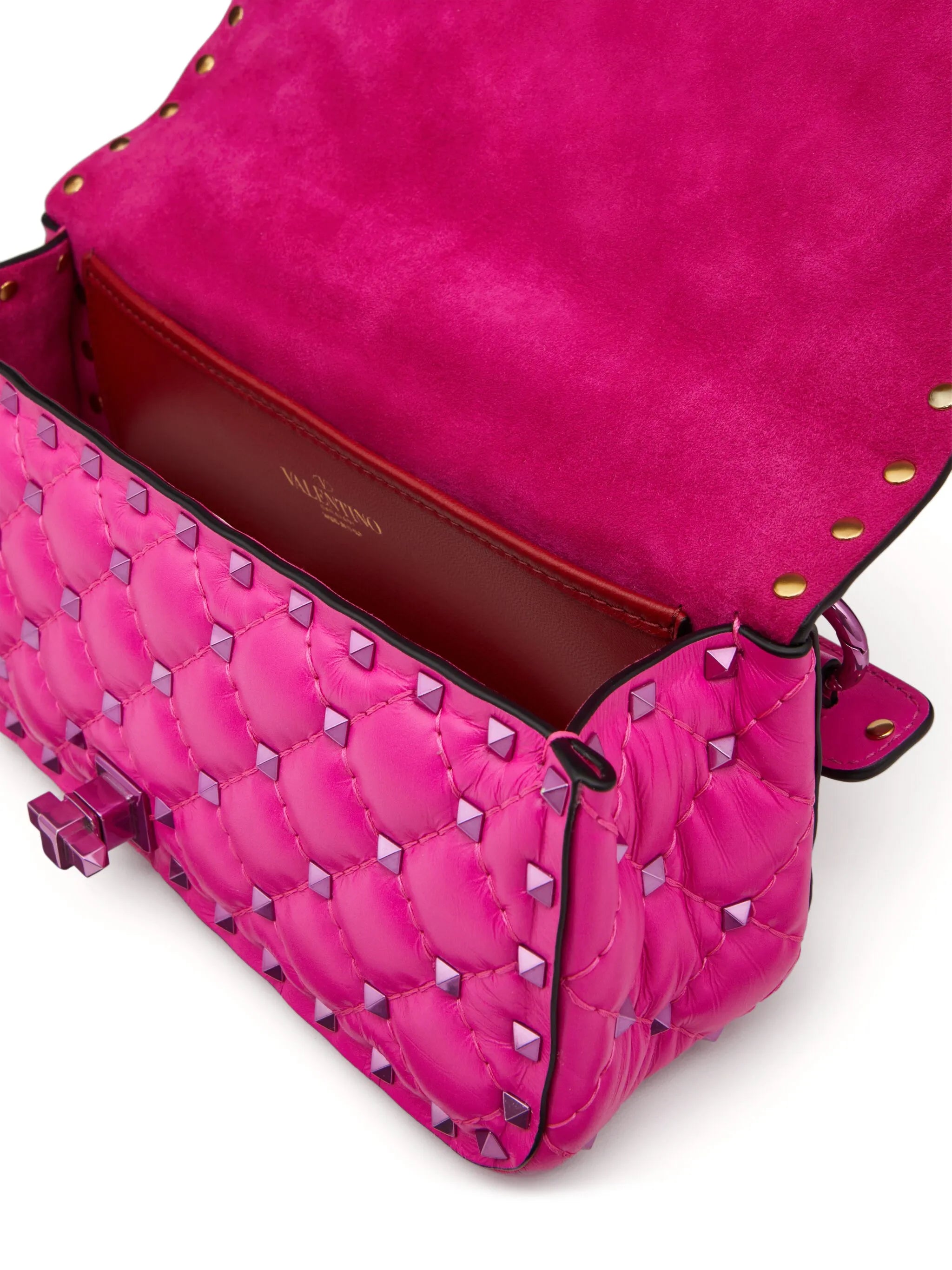 Rockstud Spike quilted shoulder bag
