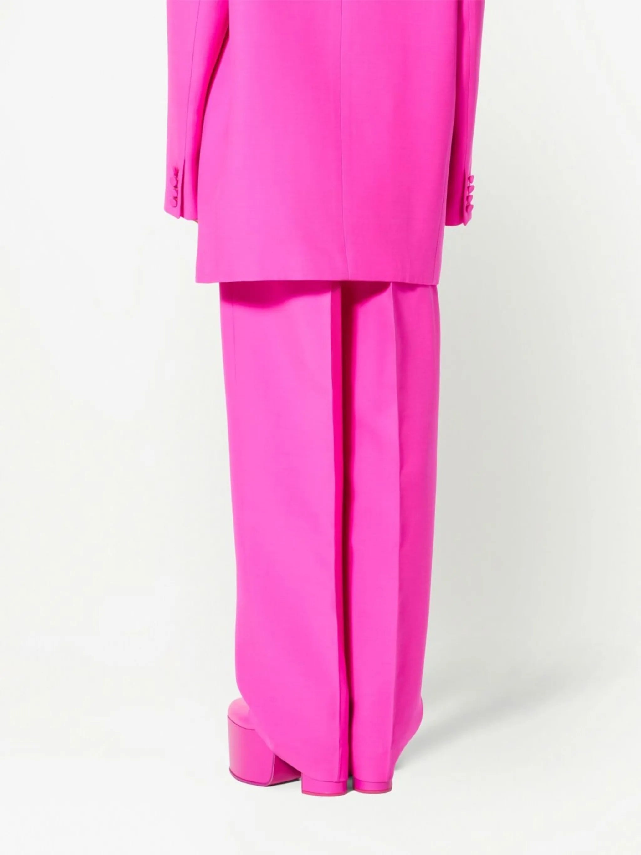 Crepe Couture wide-leg trousers
