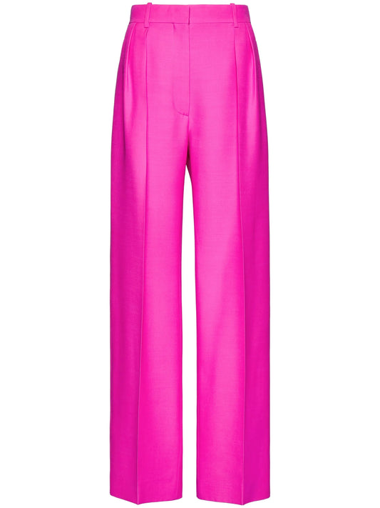 Crepe Couture wide-leg trousers