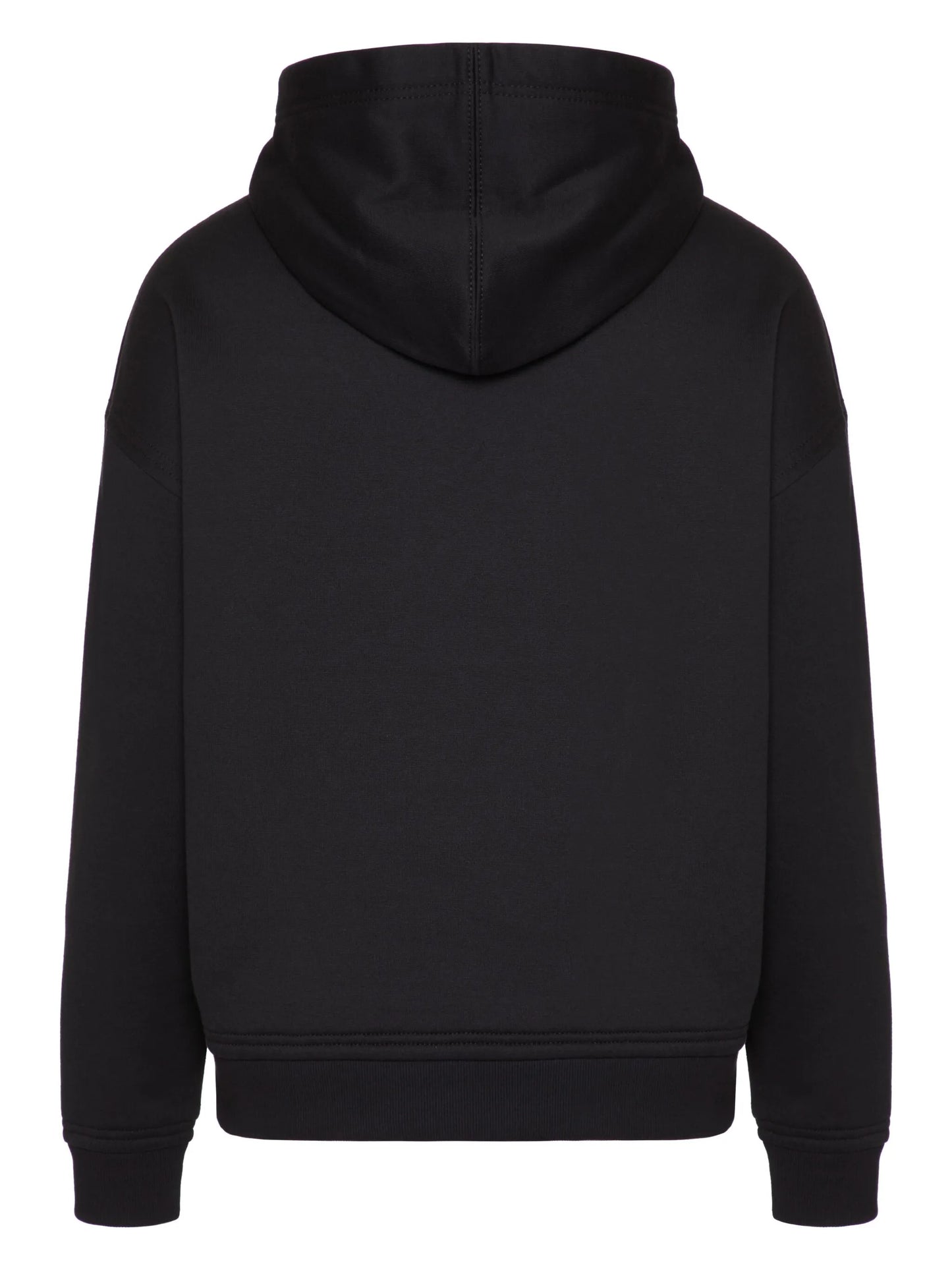 stud detail panelled hoodie