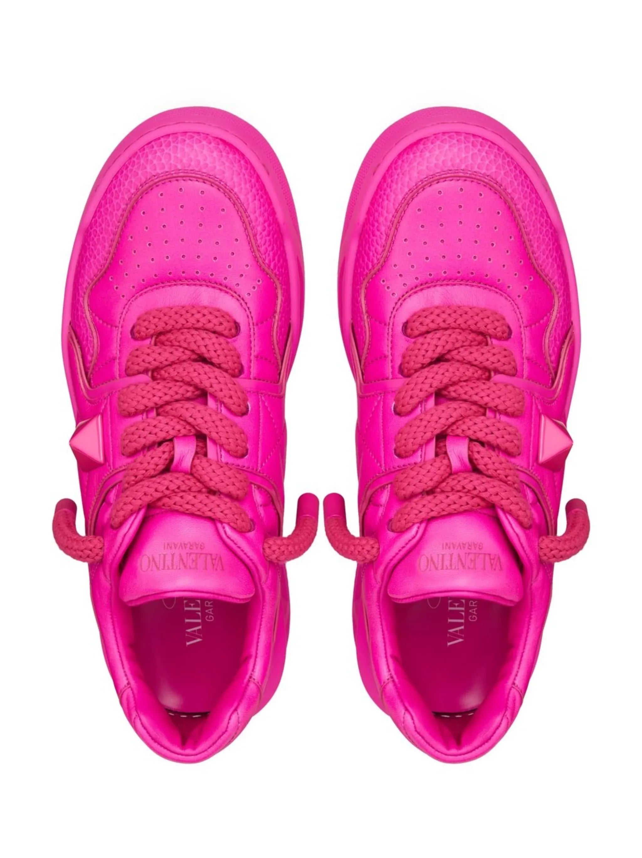 One Stud XL leather sneakers