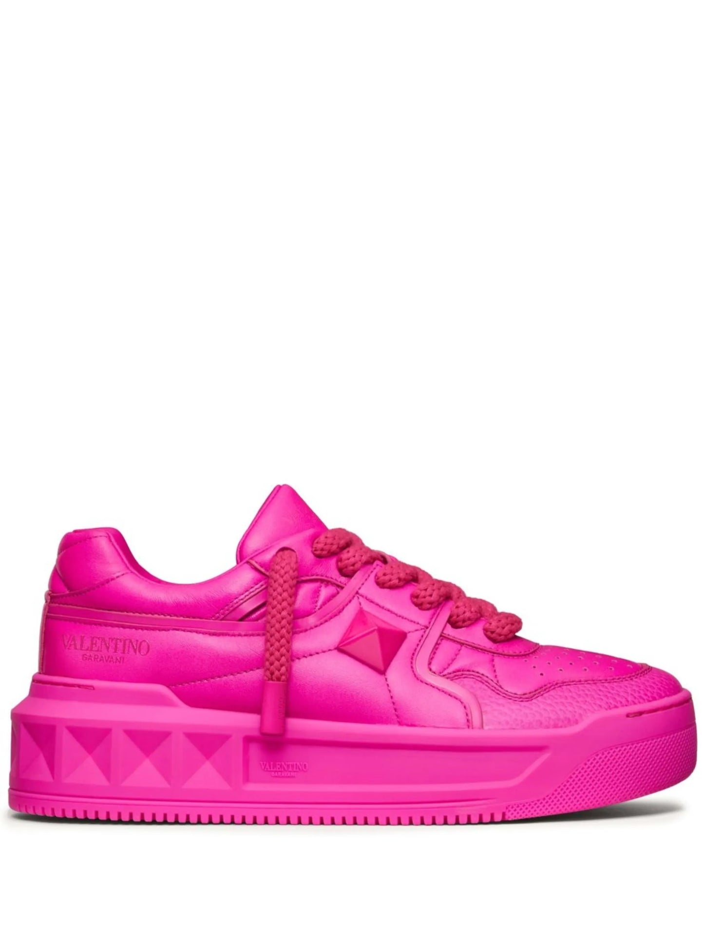 One Stud XL leather sneakers