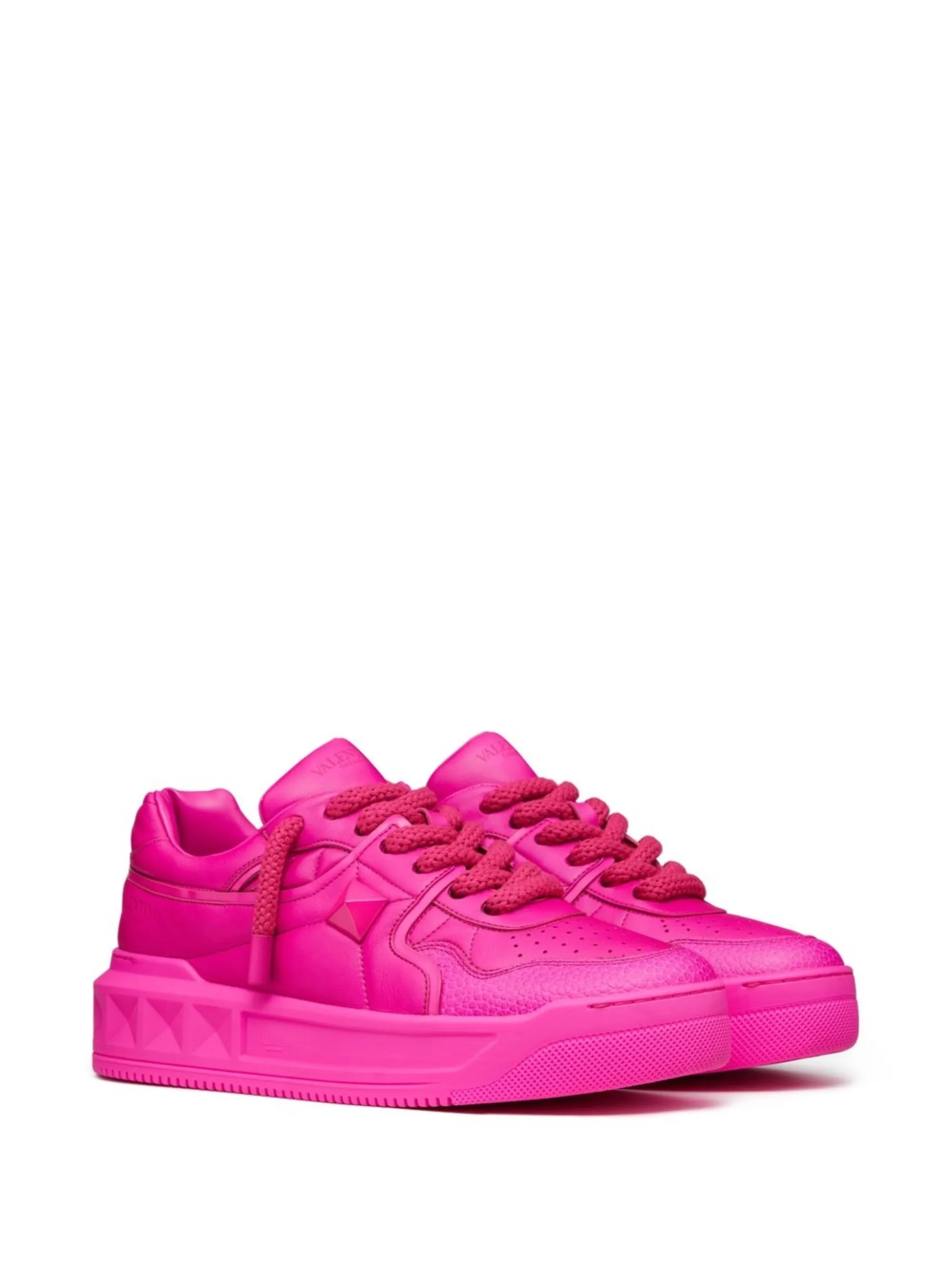One Stud XL leather sneakers