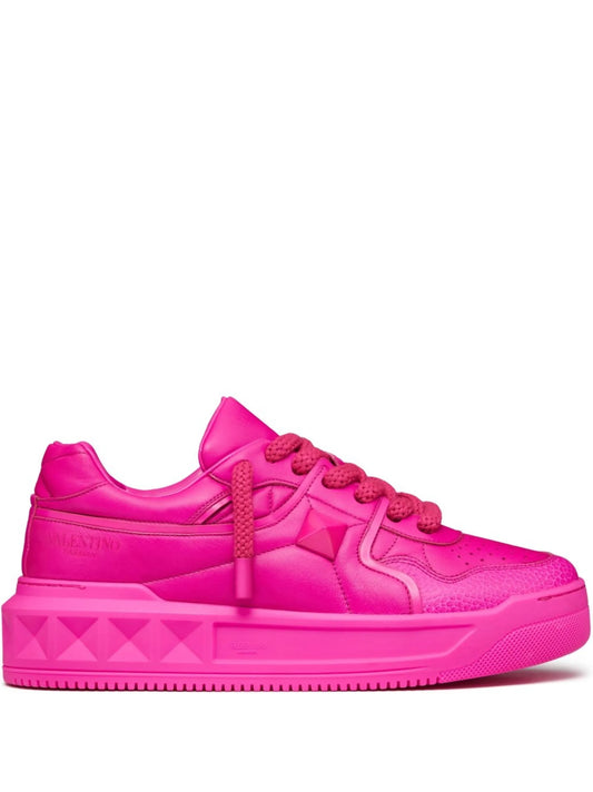 One Stud XL leather sneakers