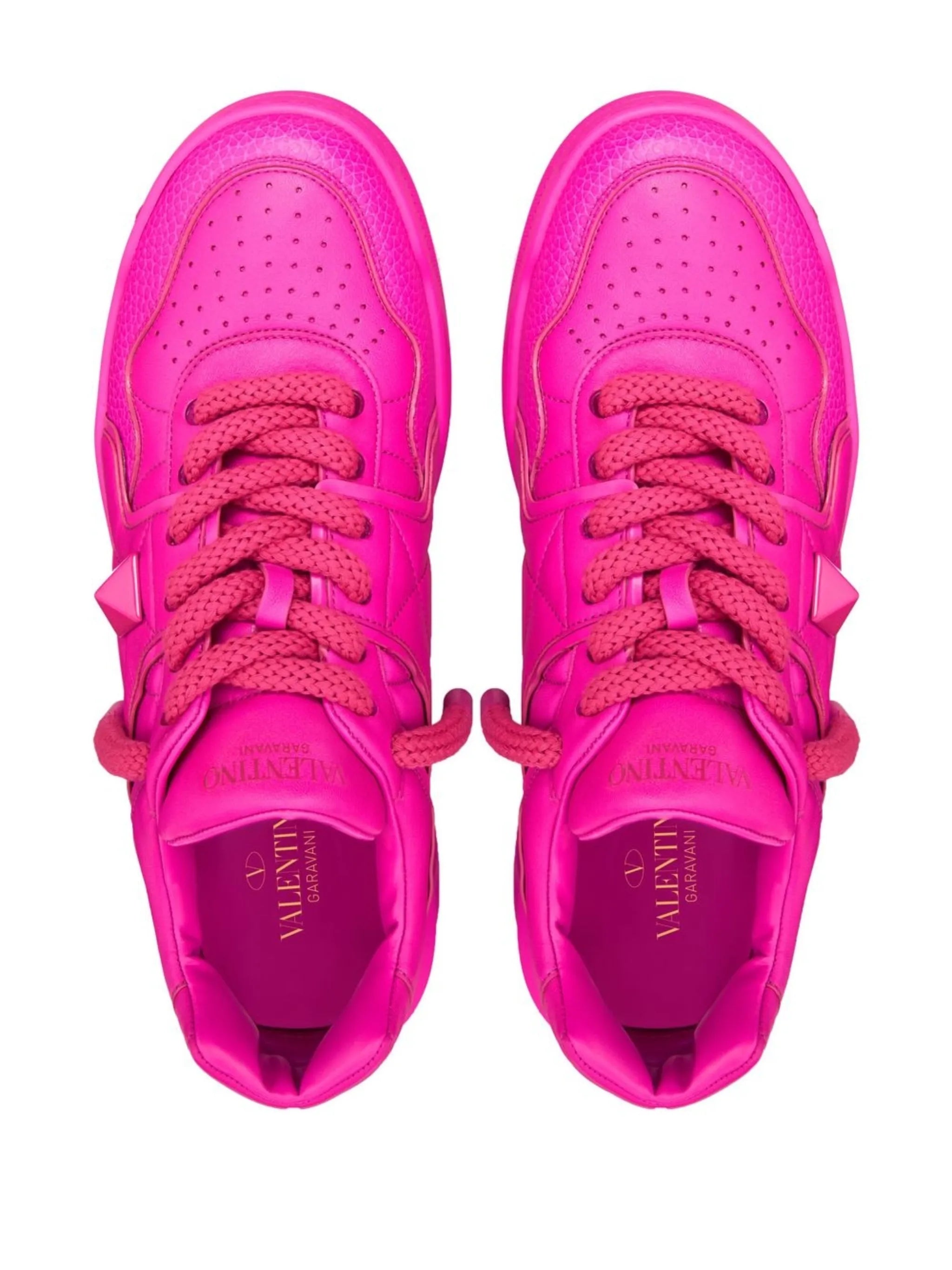 One Stud XL leather sneakers