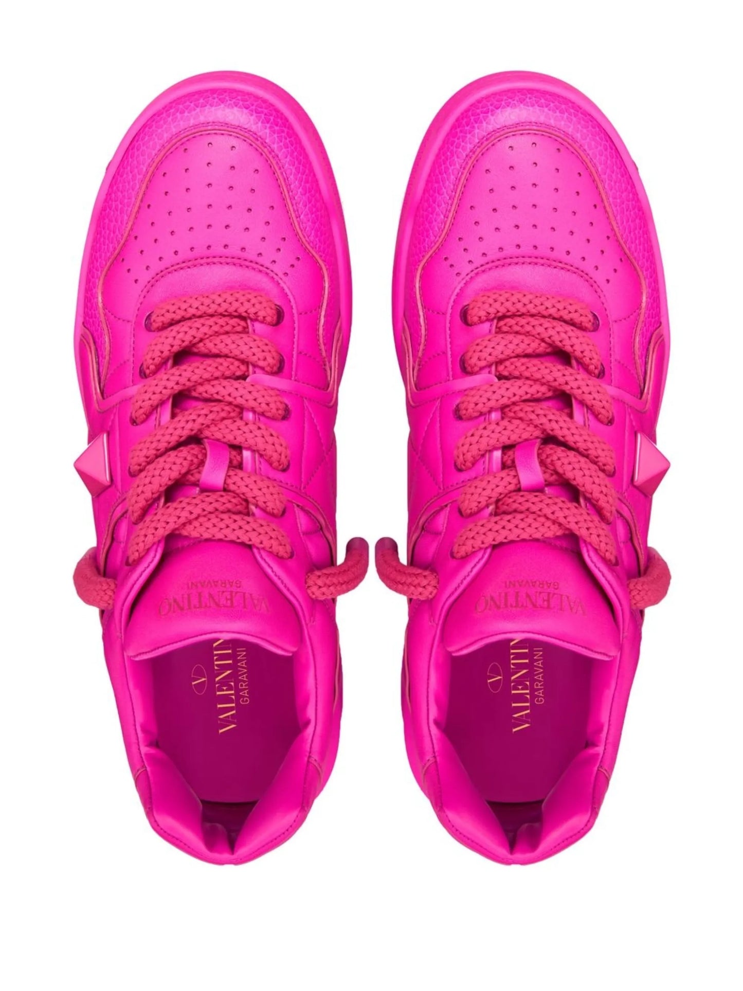 One Stud XL leather sneakers