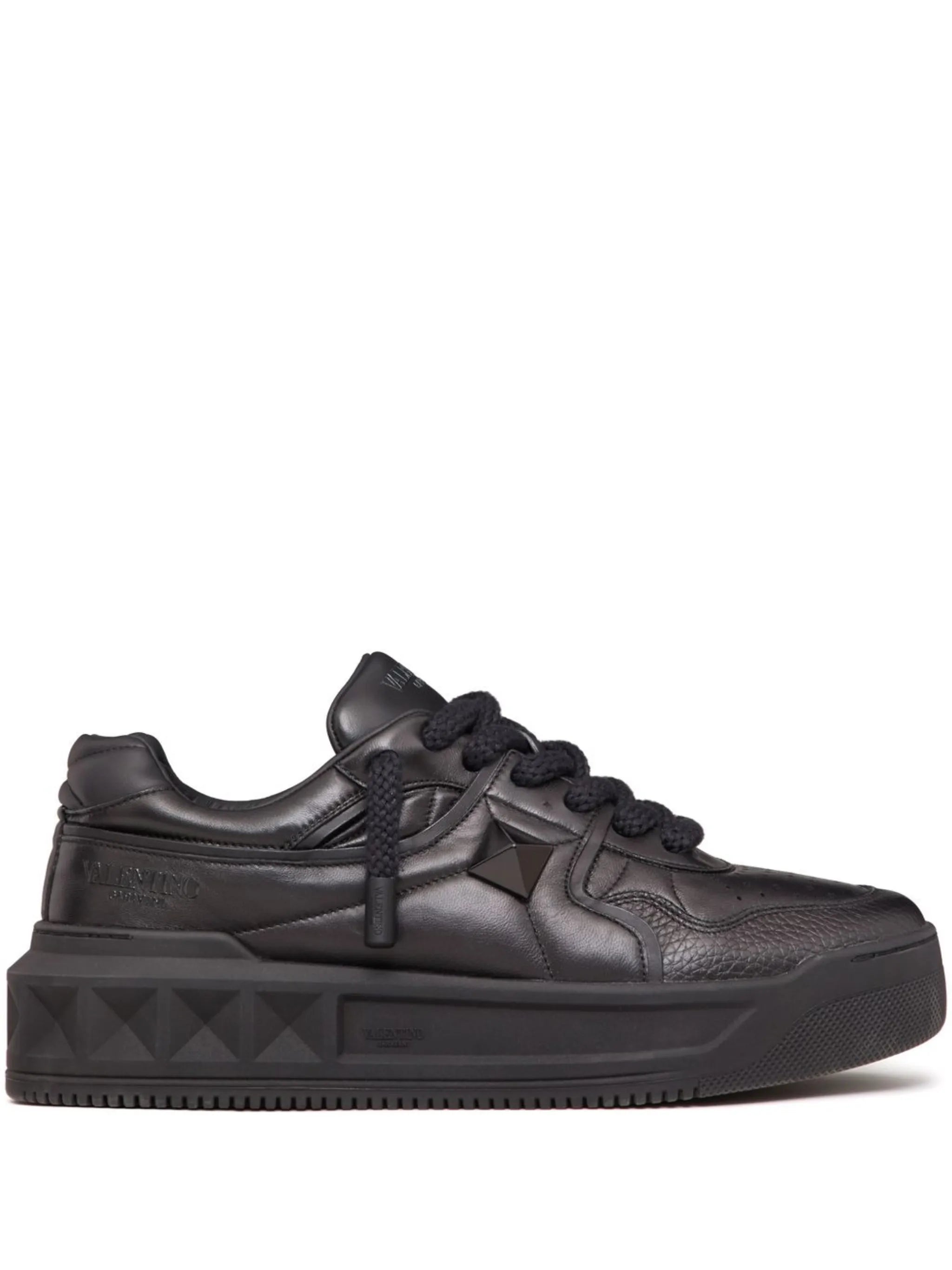 One Stud XL leather sneakers