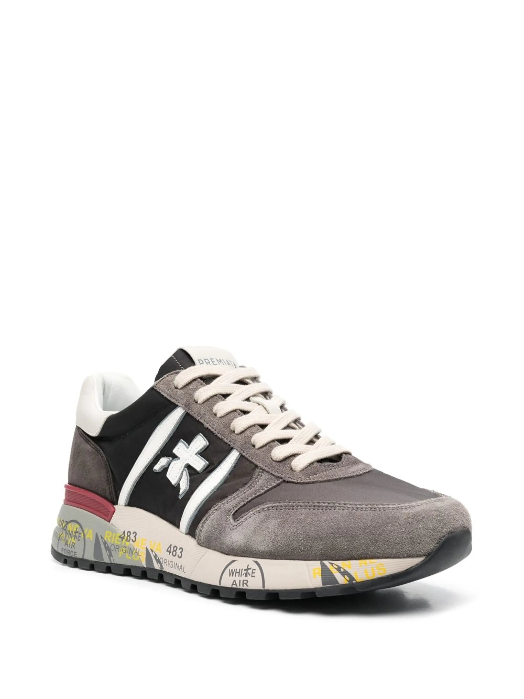 Lander panelled low-top sneakers