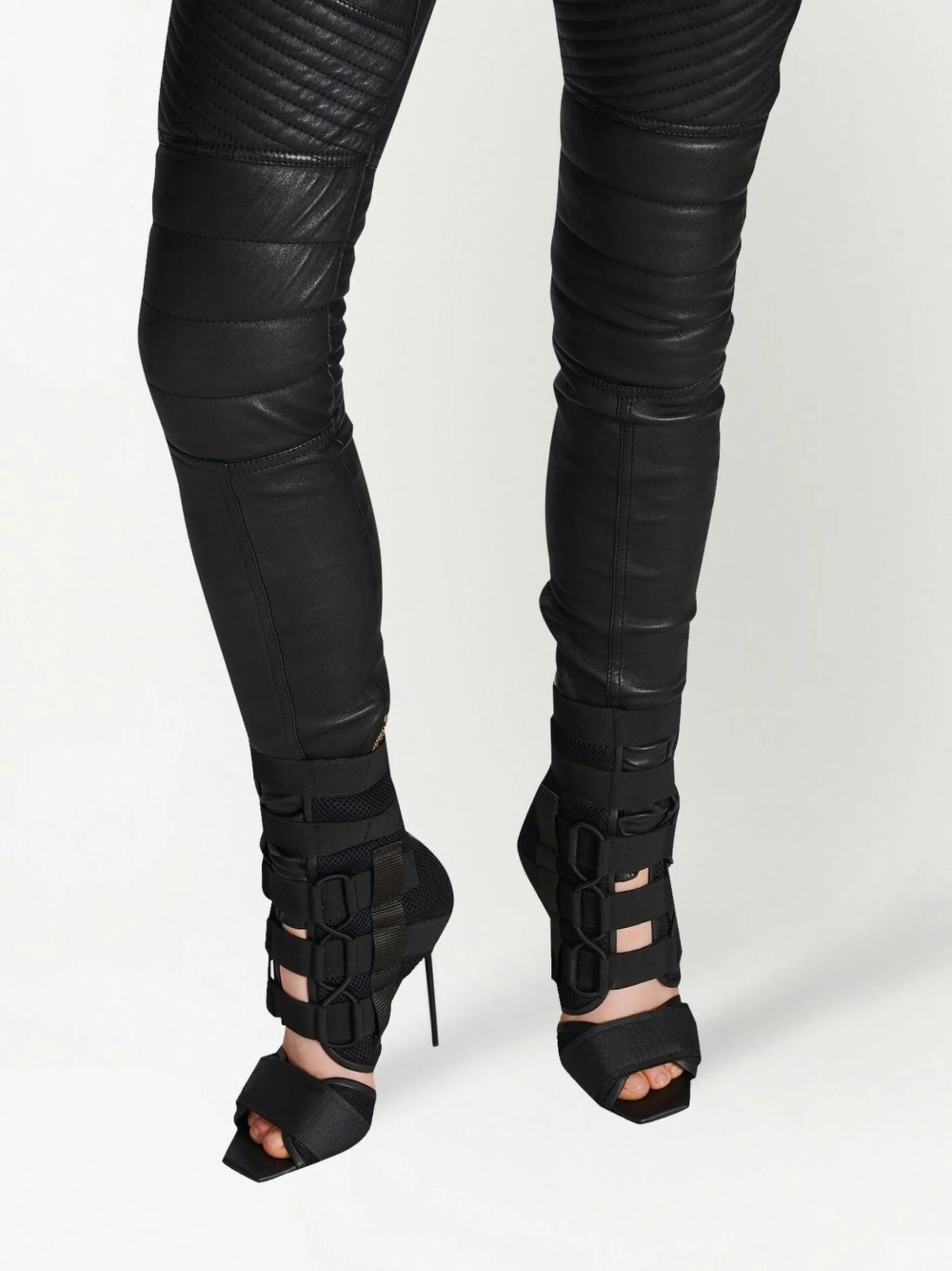 Uma 95mm mesh sandals