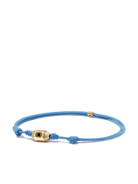 14kt yellow gold antique eye cord bracelet