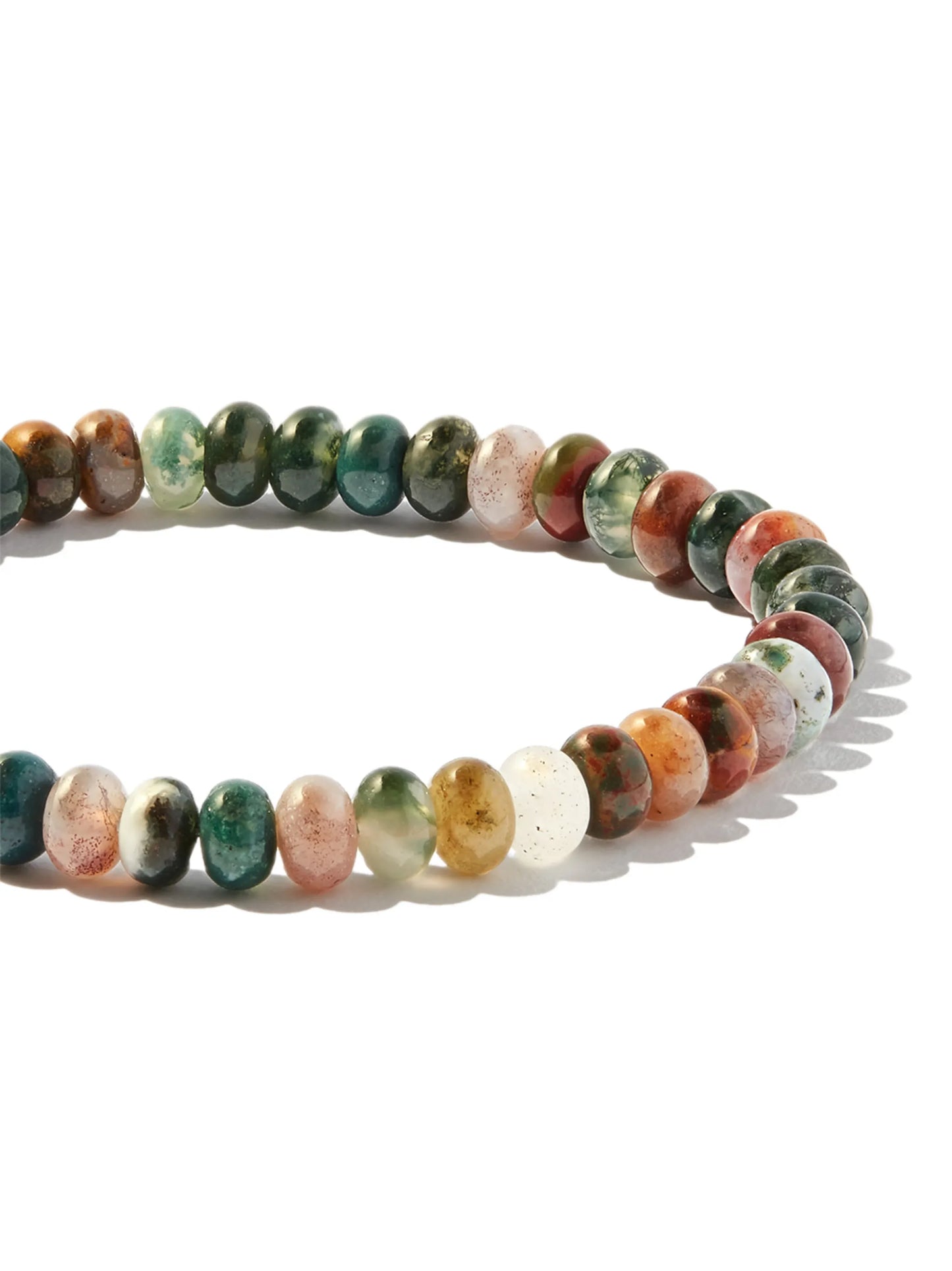 14kt yellow gold rainbow sapphire bolt beaded bracelet