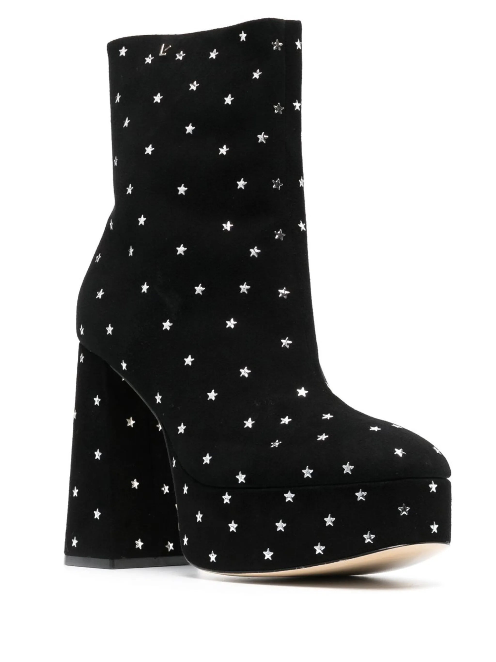 star-studded ankle boots