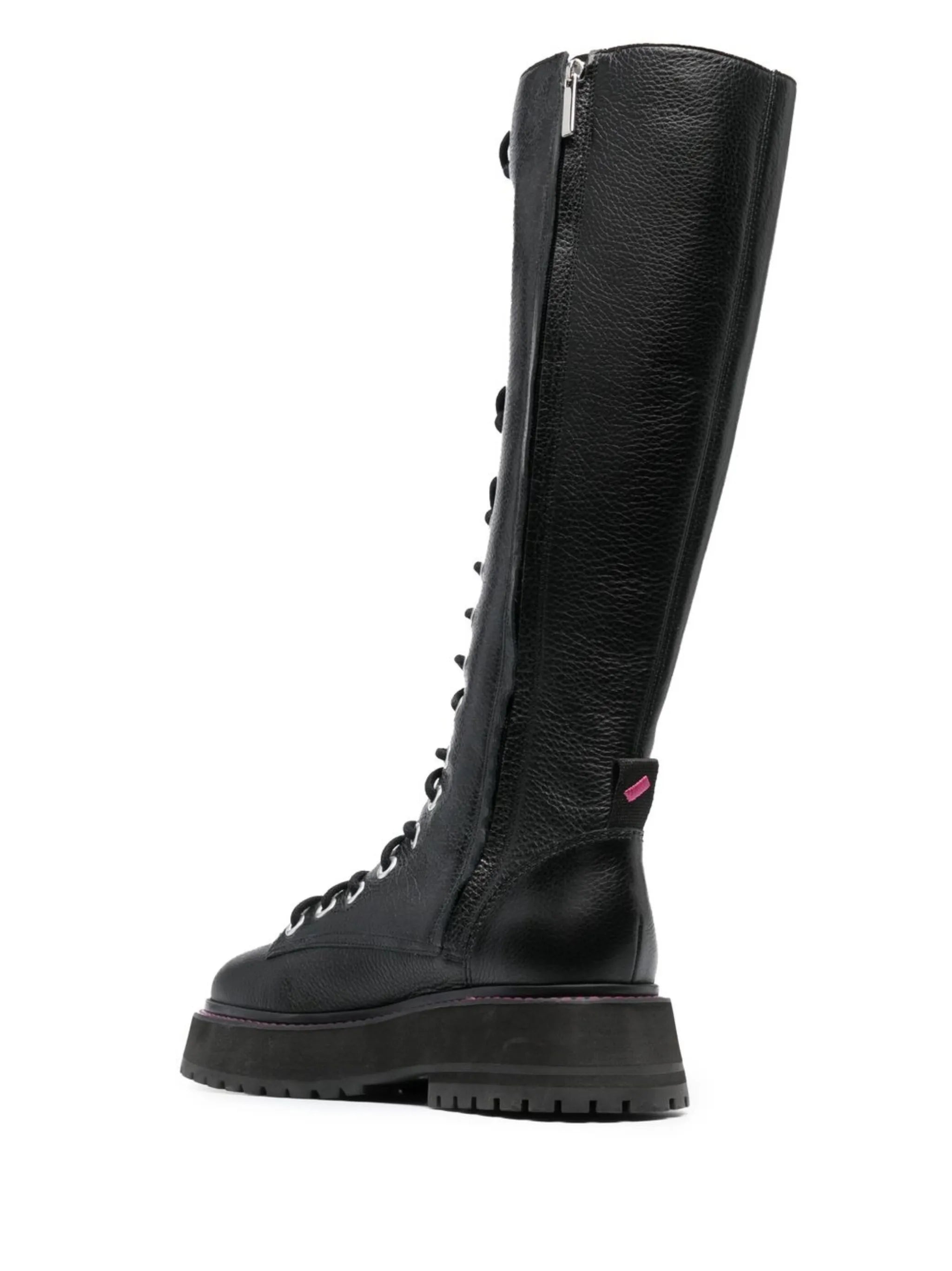 Lara knee-length combat boots