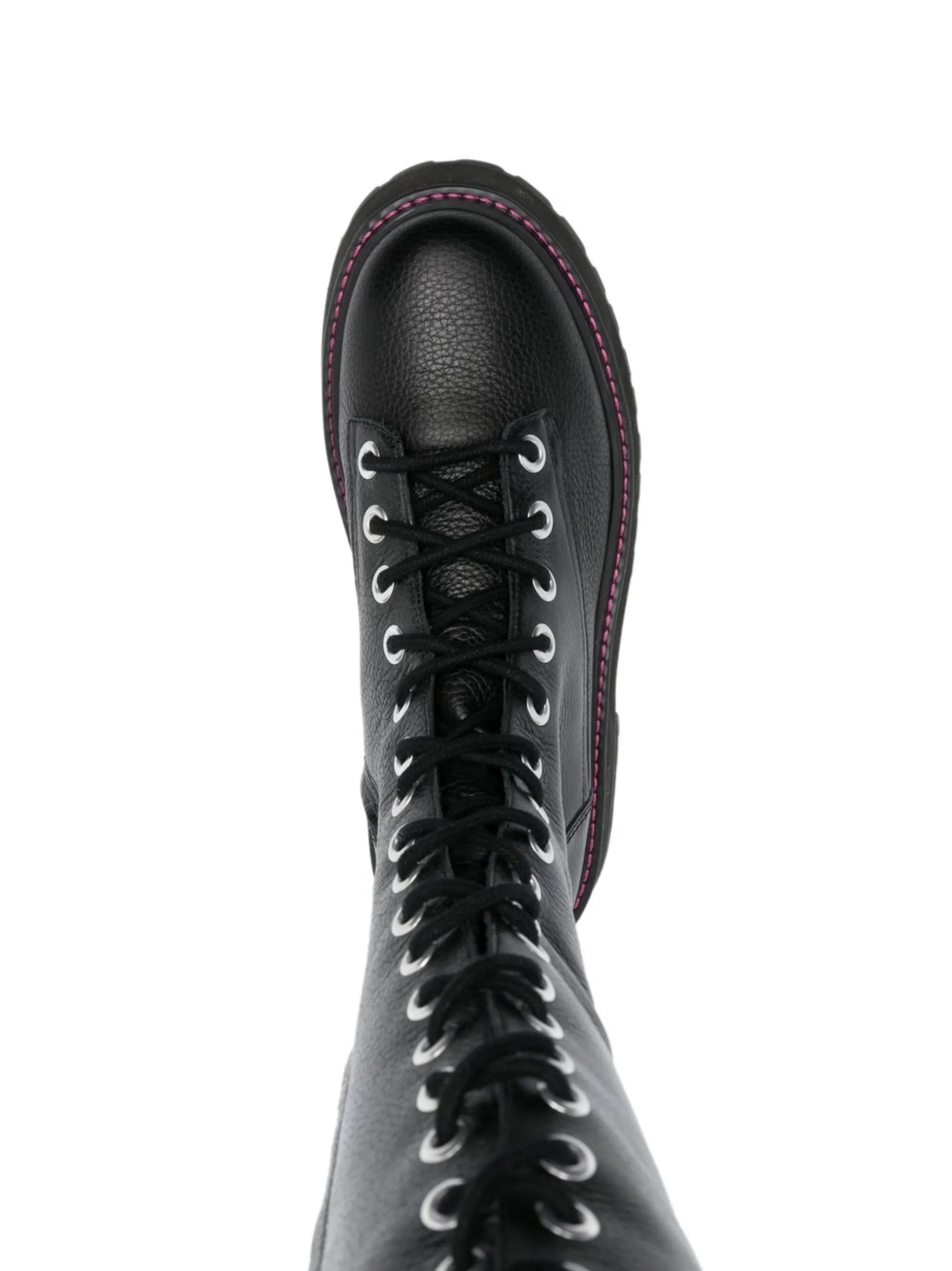 Lara knee-length combat boots