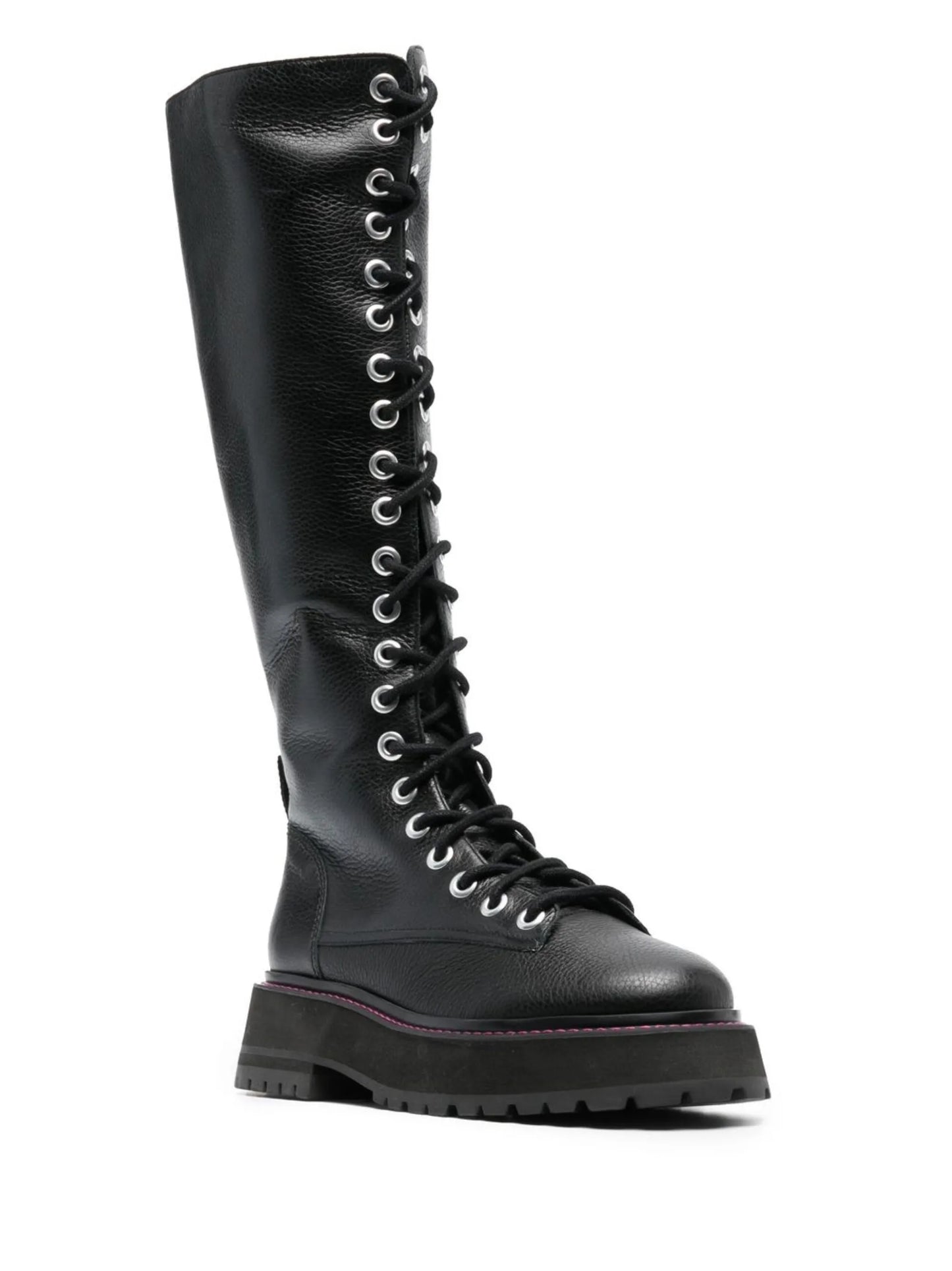 Lara knee-length combat boots