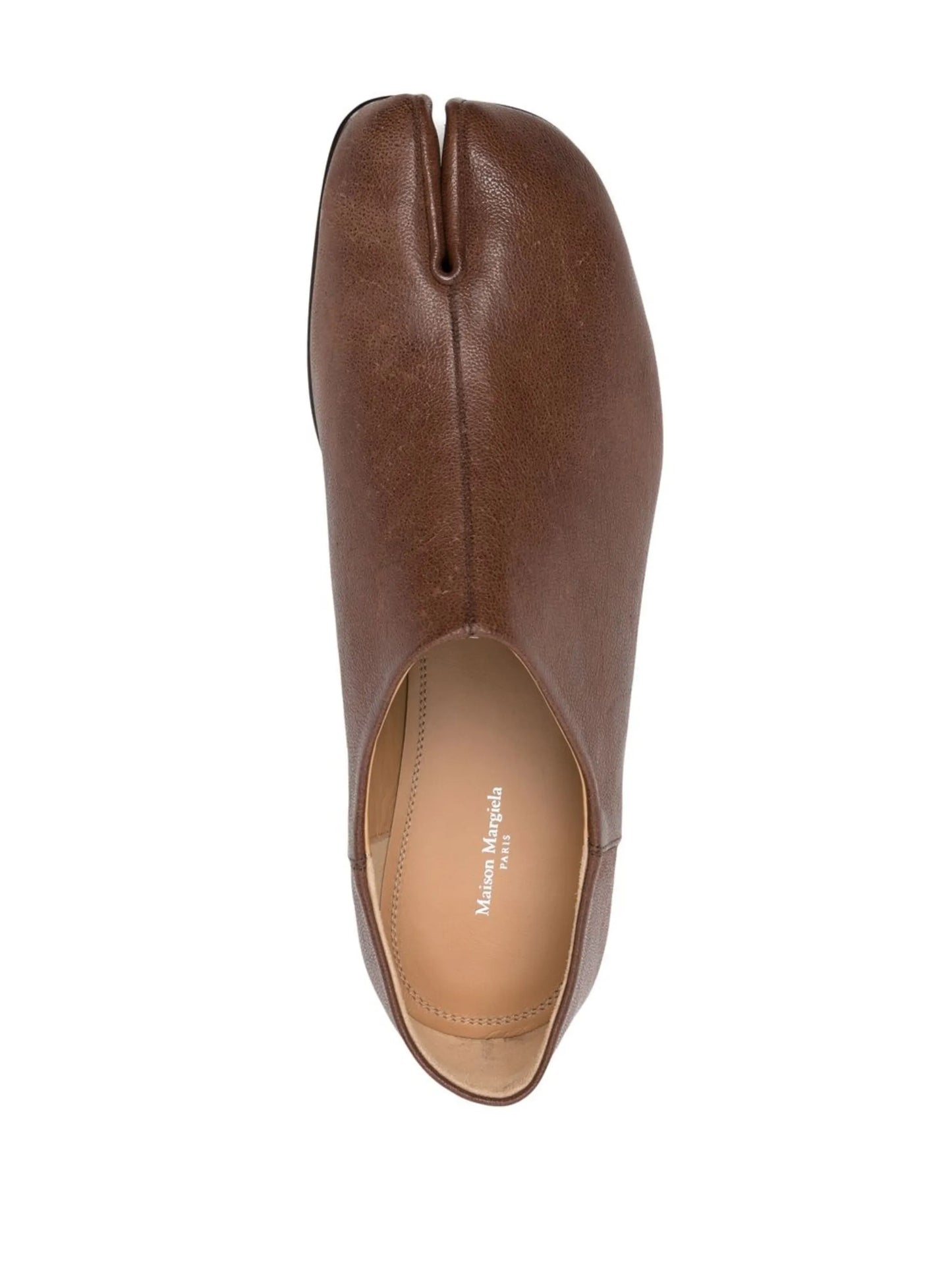 Tabi leather babouche shoes