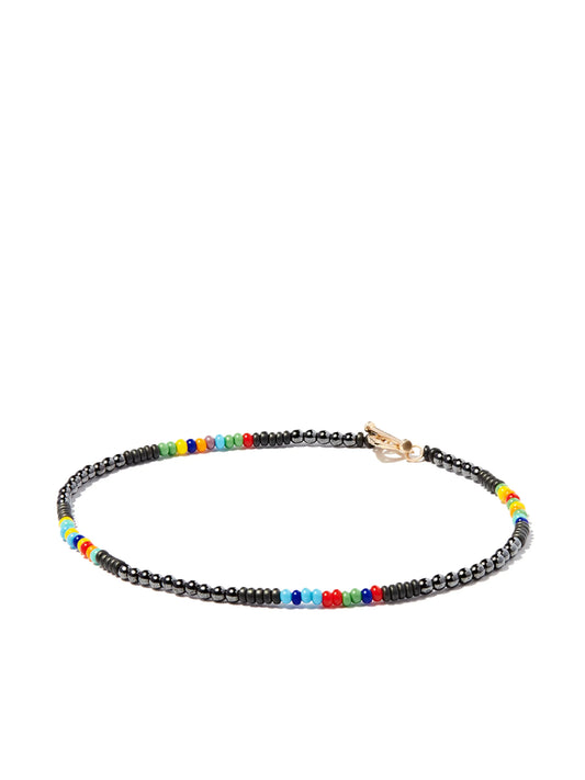 14kt yellow gold beaded bracelet