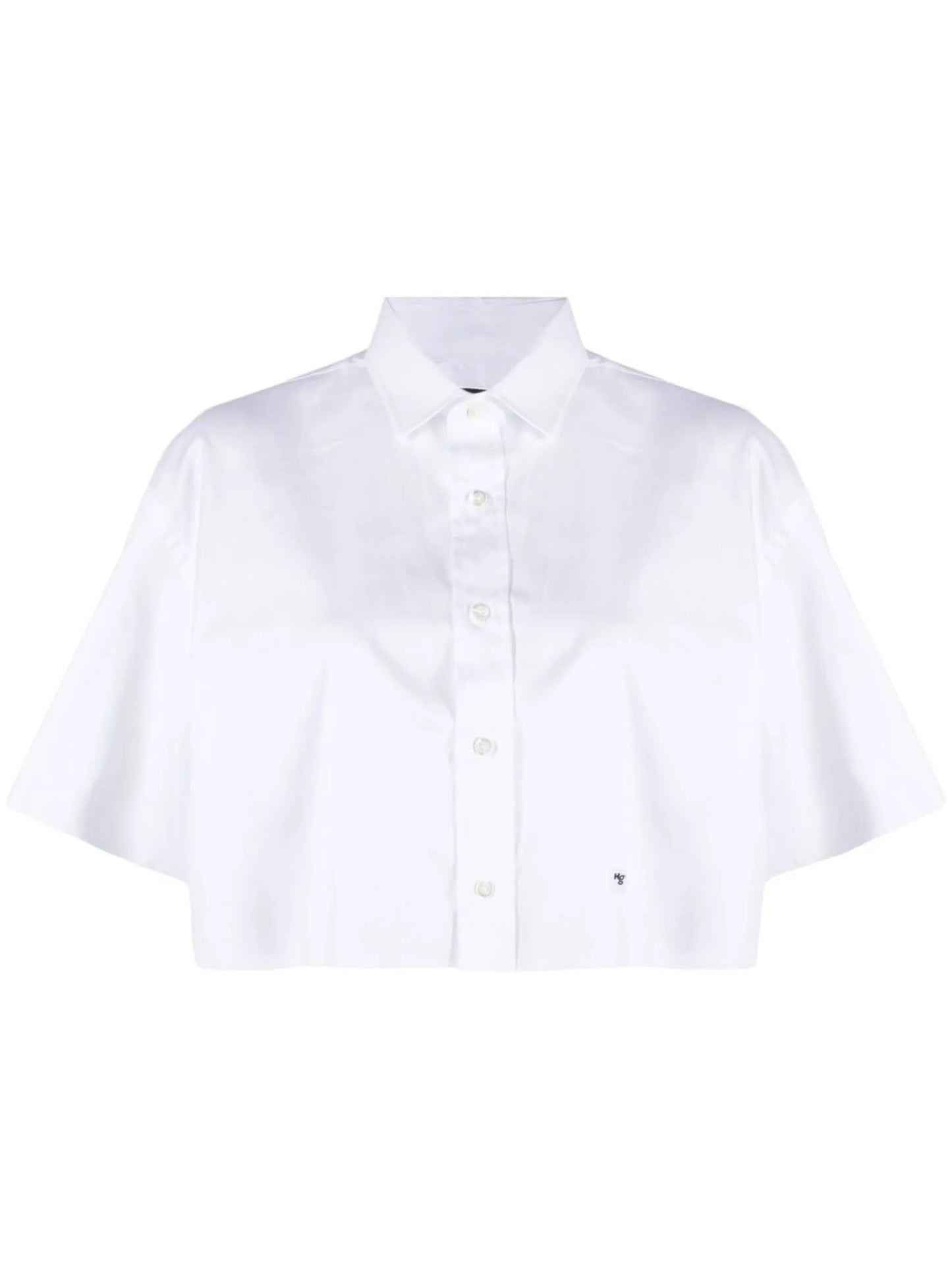 cropped cotton shirt