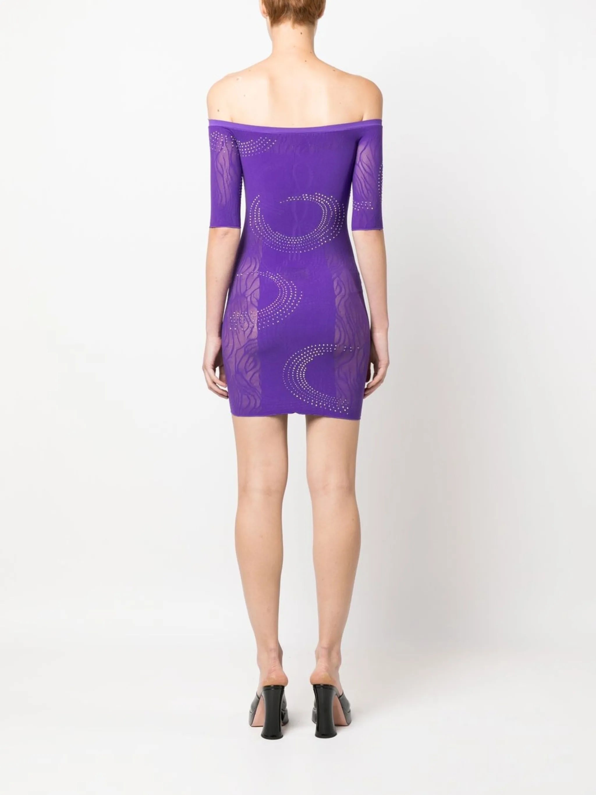 Alice rhinestone-embellished mini dresss