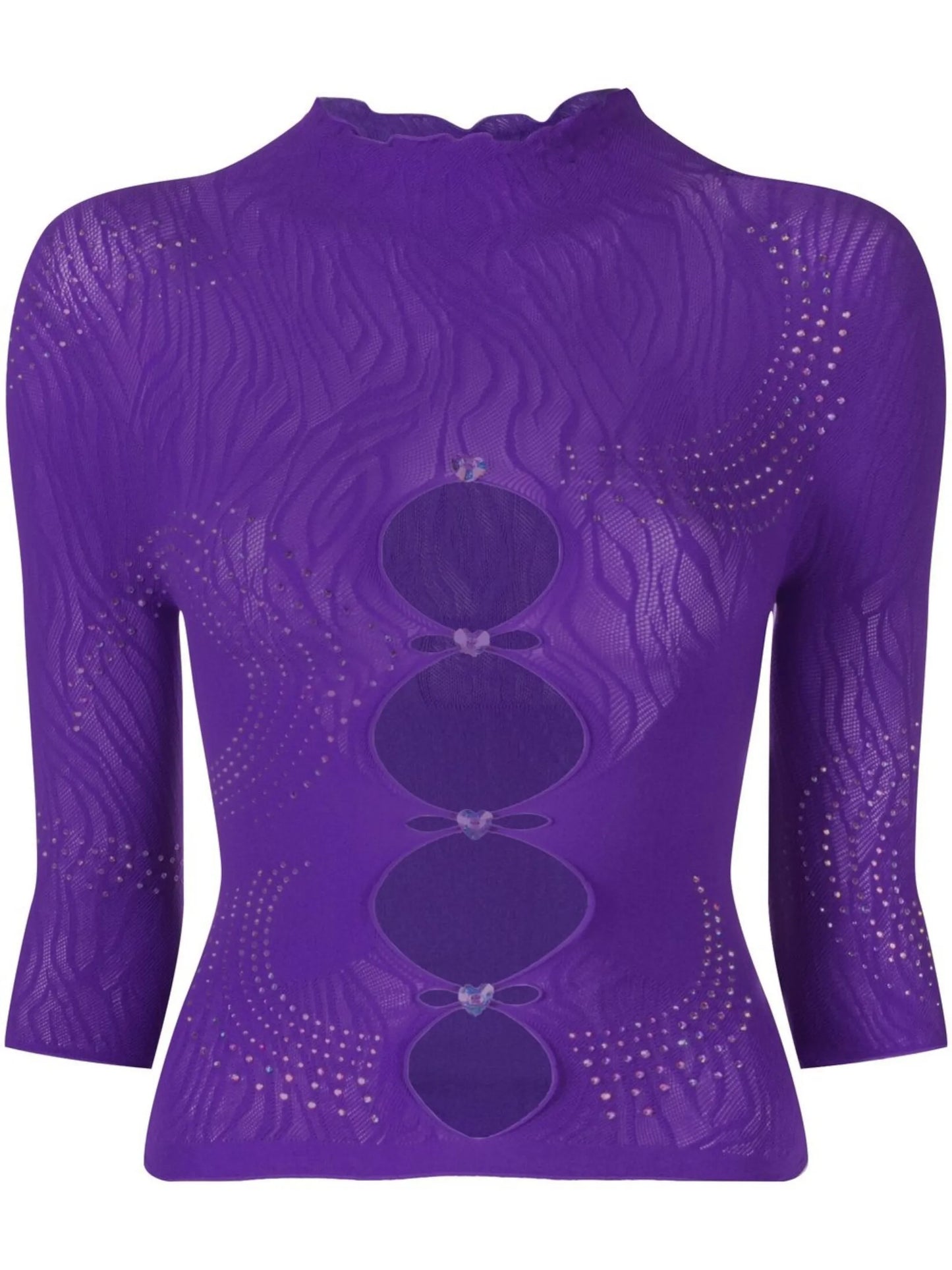Pandora rhinestone-embellished top
